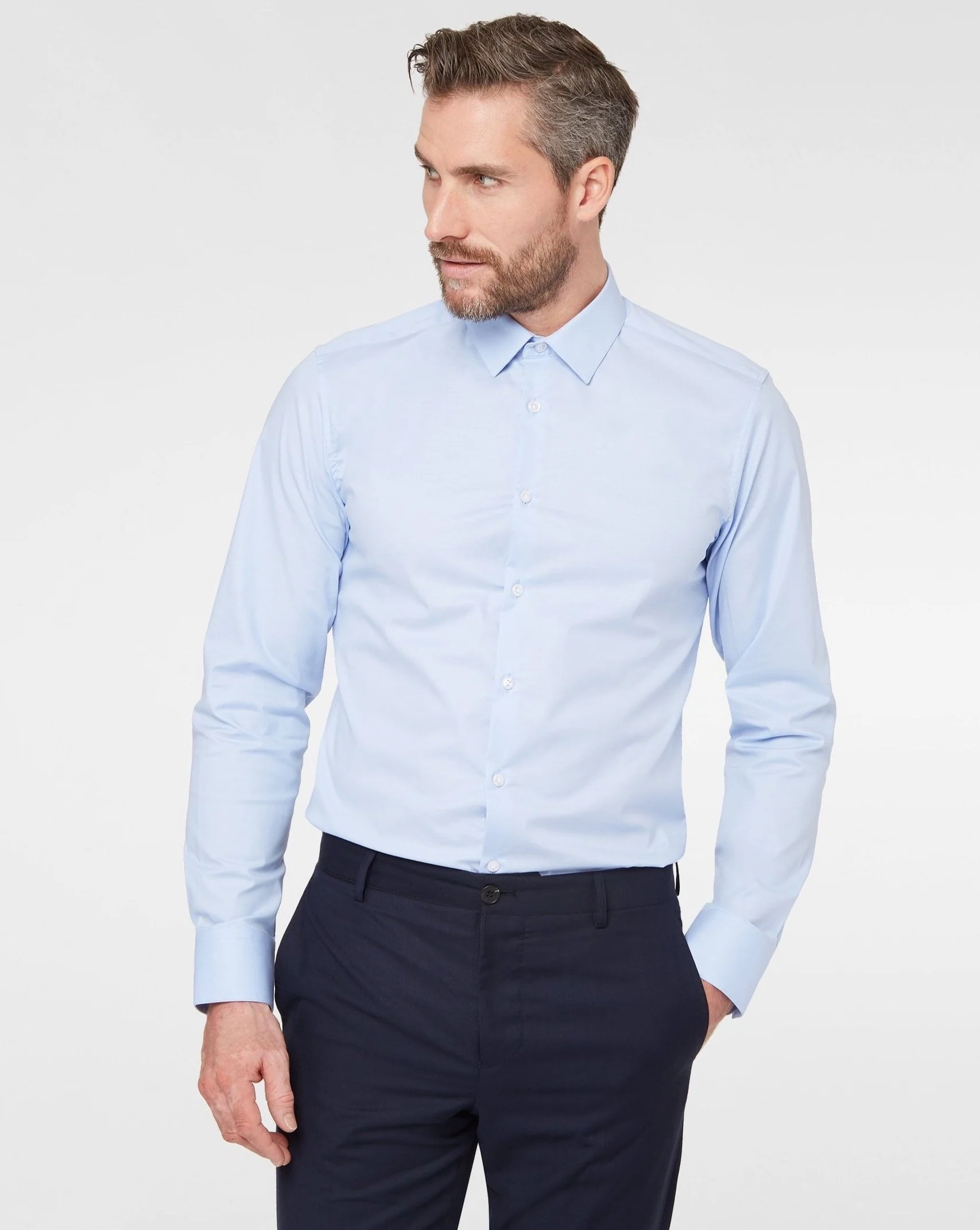 Prior tech: Classic shirt blue