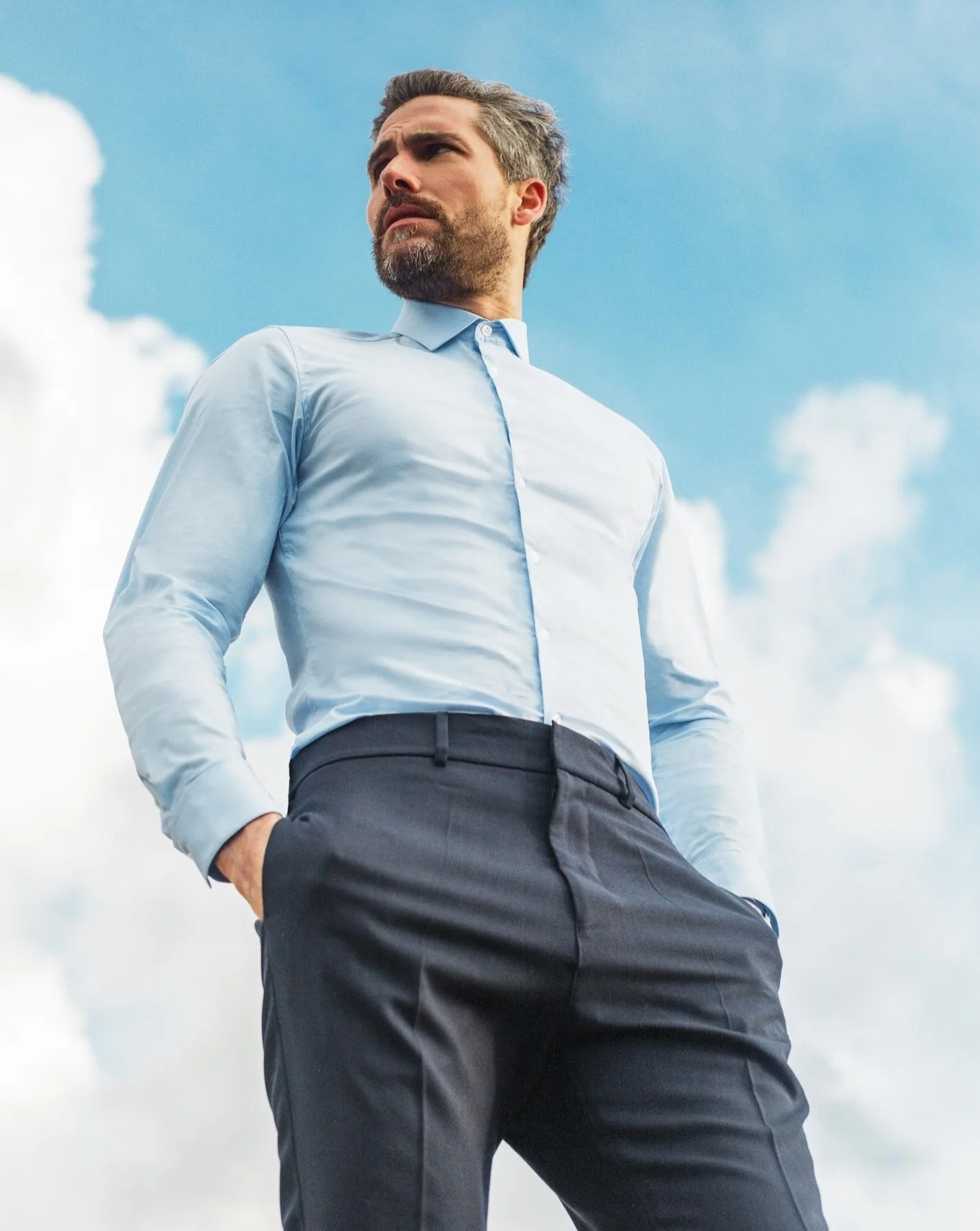 Prior tech: Classic shirt blue - Image 5