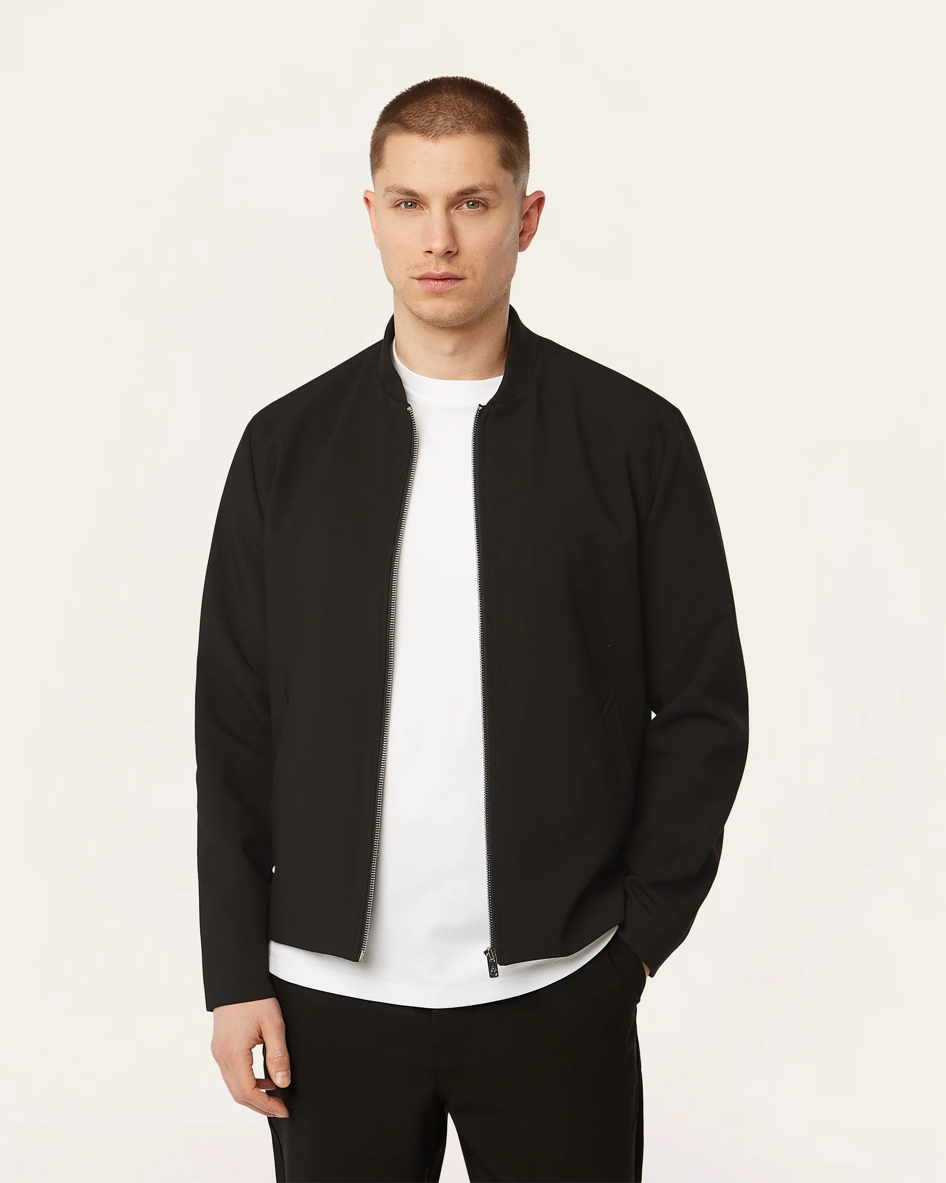 Bomber Jacket Black - Image 3