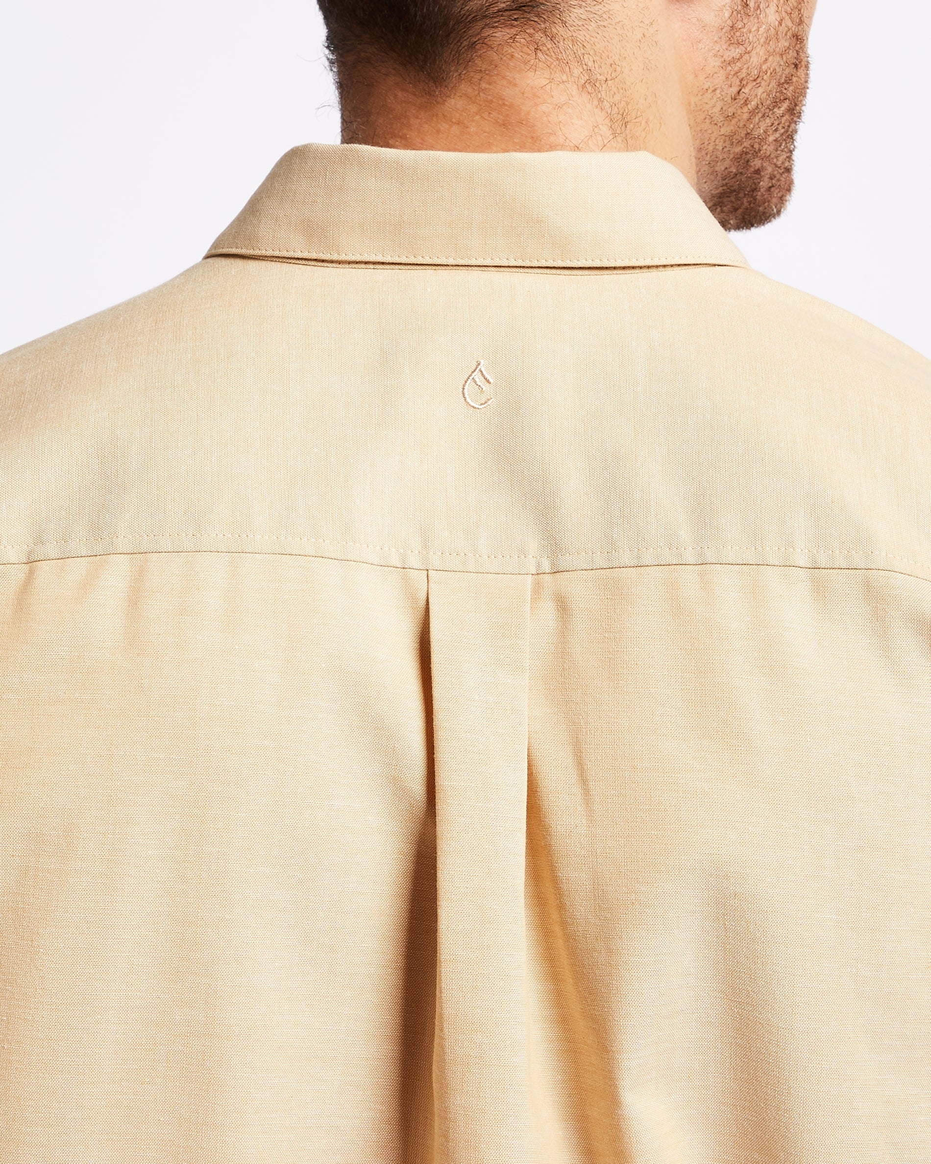 Chambray Shirt Sand - Image 3
