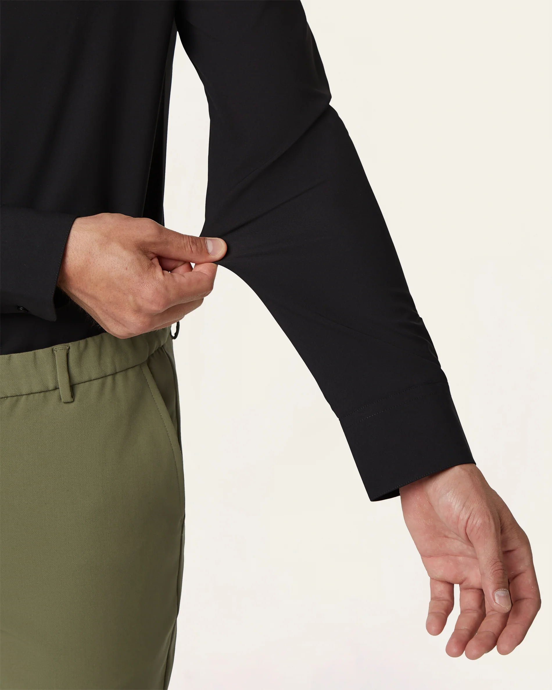 Classic Non-iron Shirt Black - Image 4