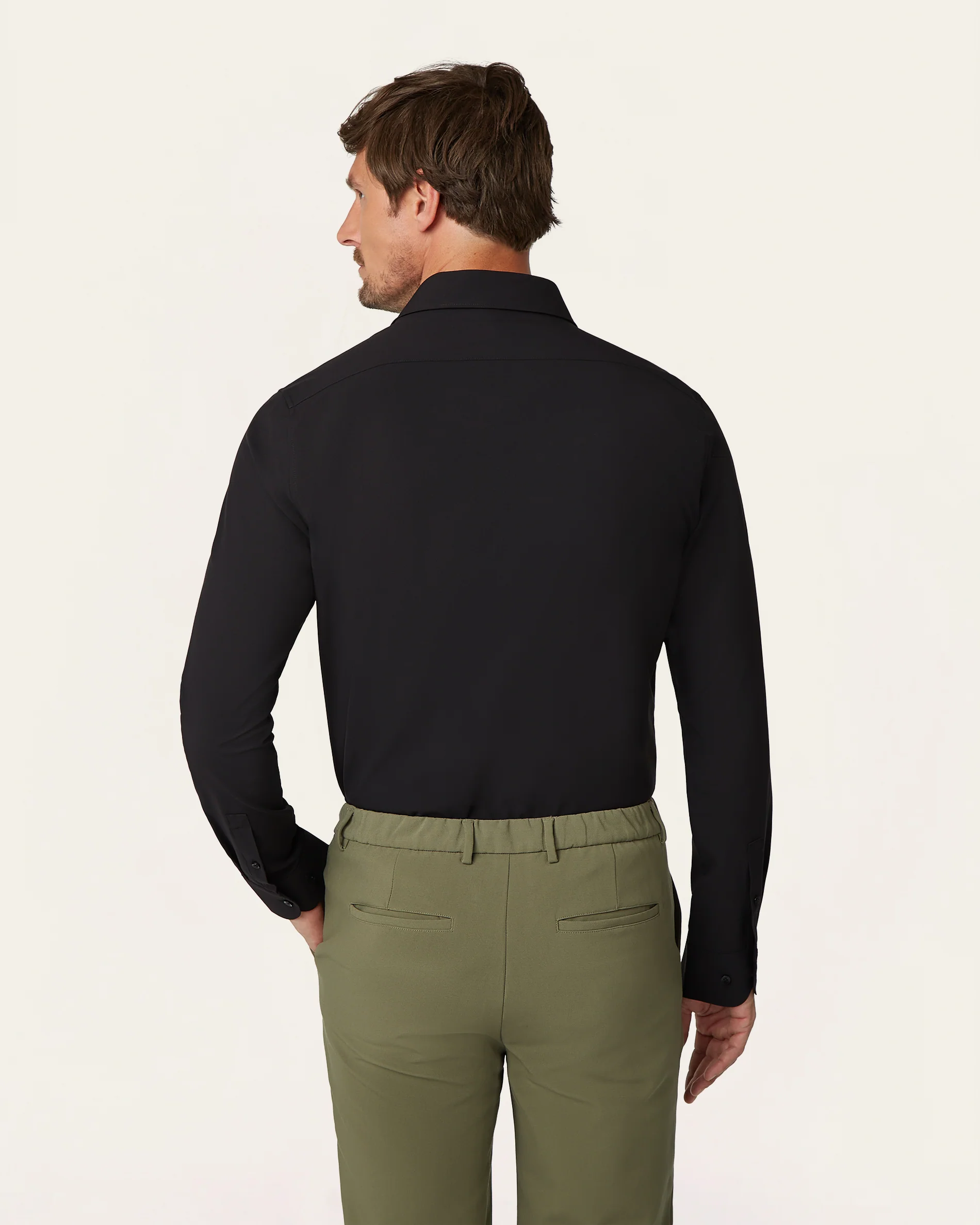Classic Non-iron Shirt Black - Image 5