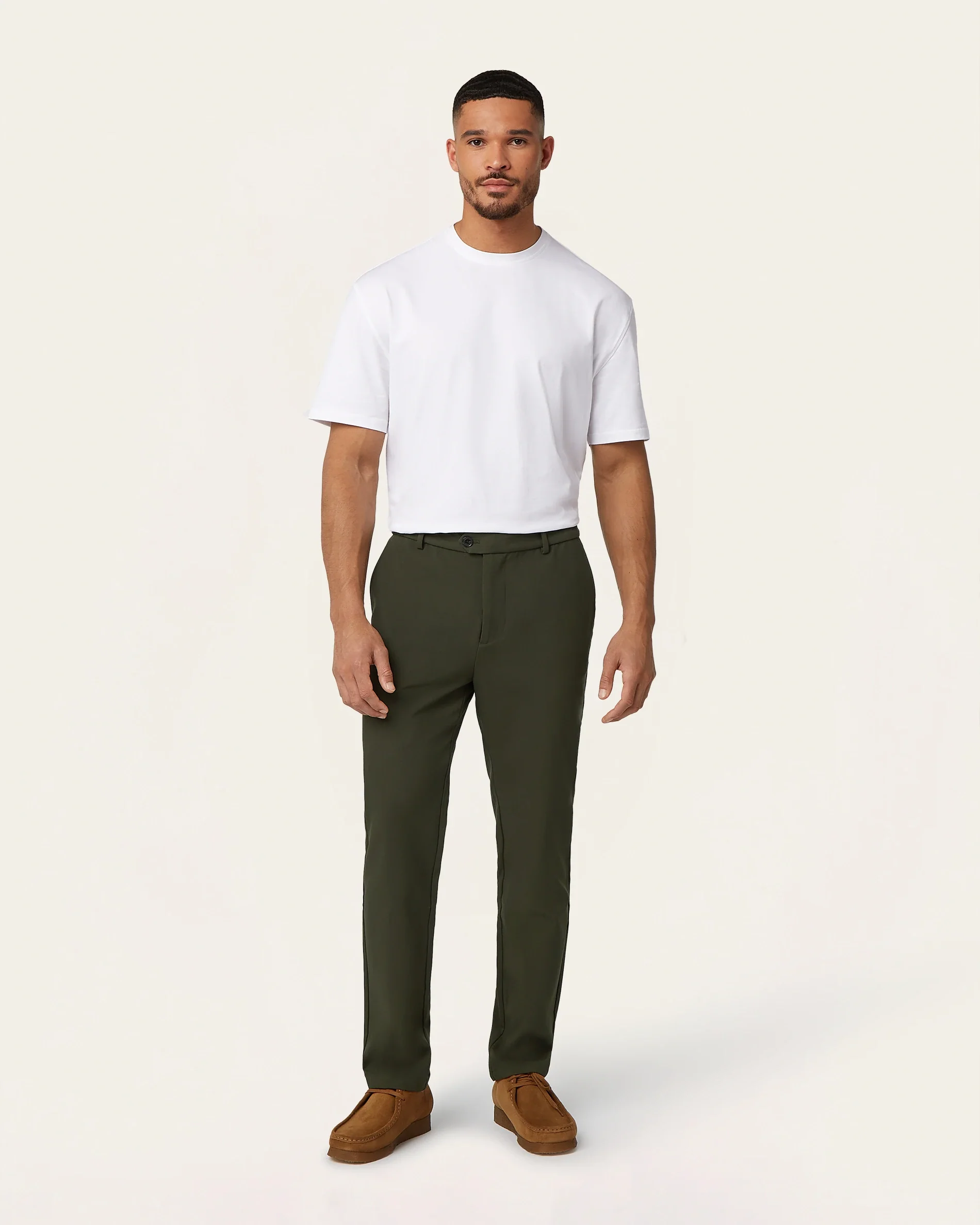 Regular Classic Pants Dark Green - Image 4