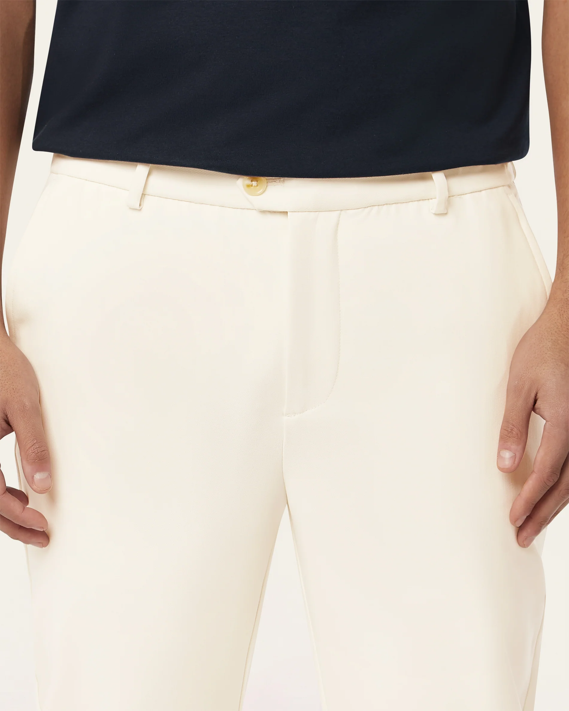 Regular Classic Pants Off White - Image 4