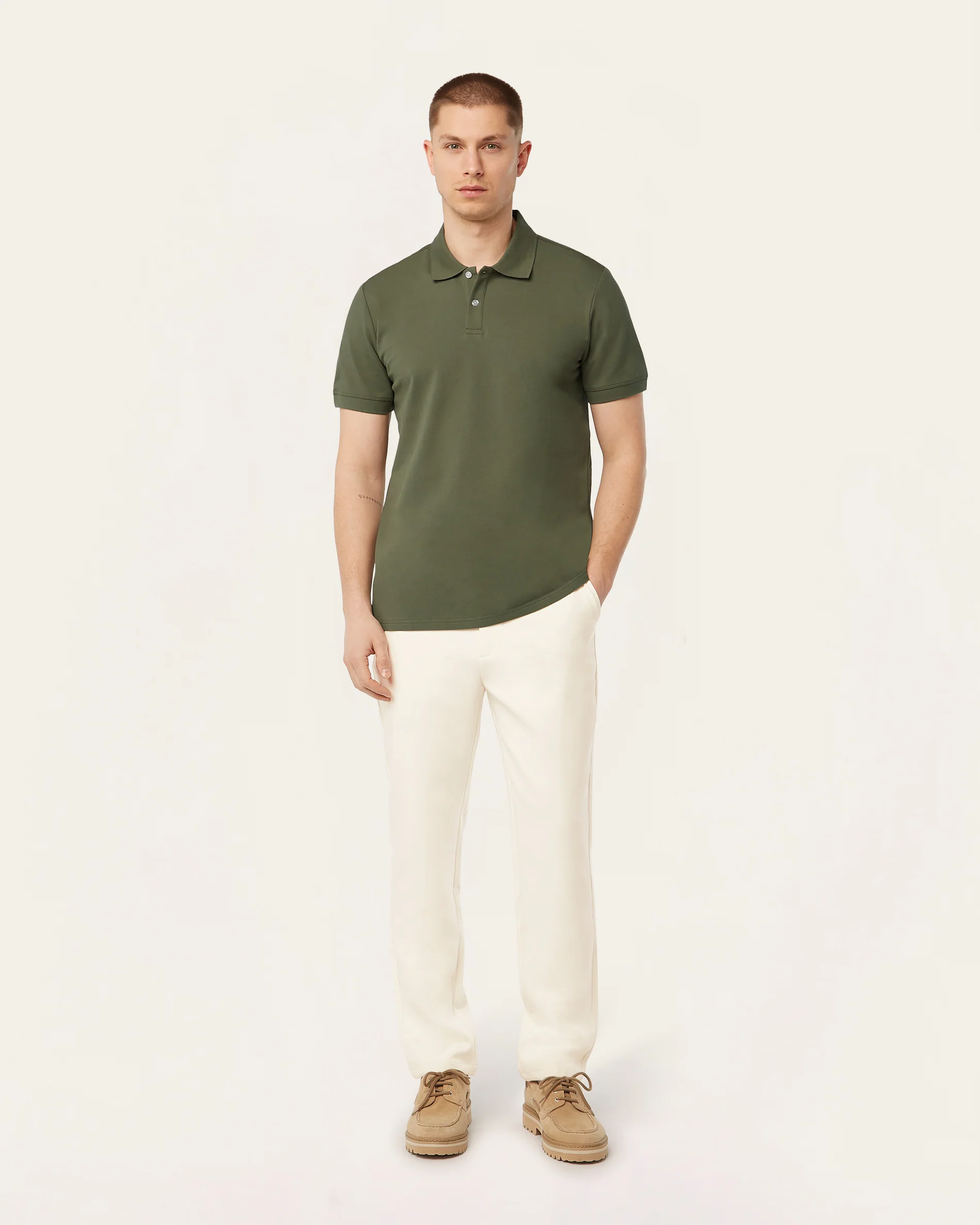 Classic Polo Olive - Image 4