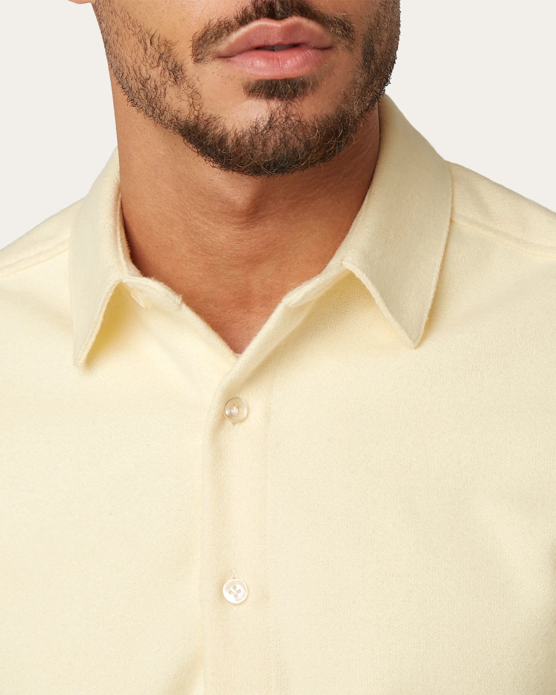 Flannel shirt Butter Yellow - Image 4