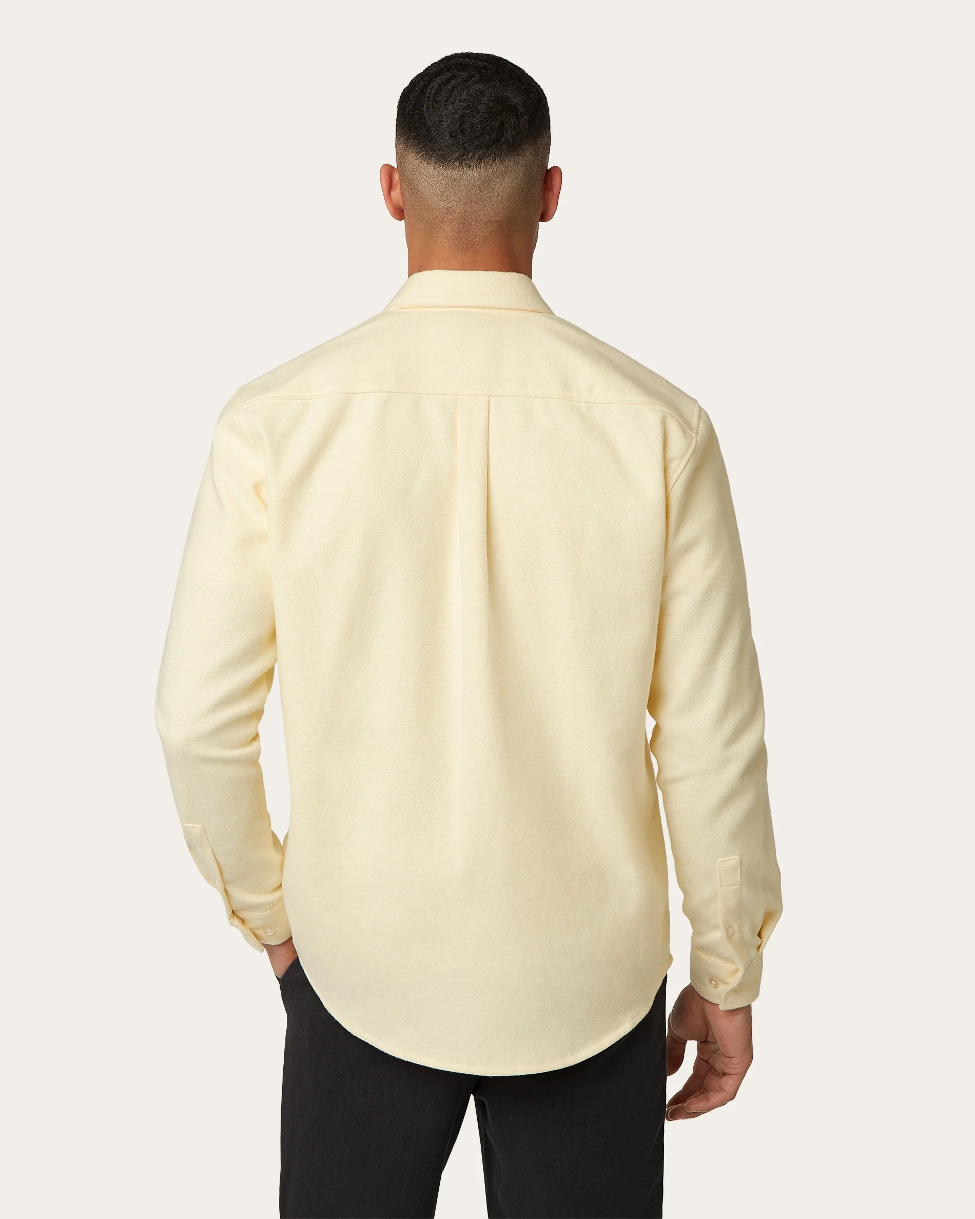 Flannel shirt Butter Yellow - Image 6