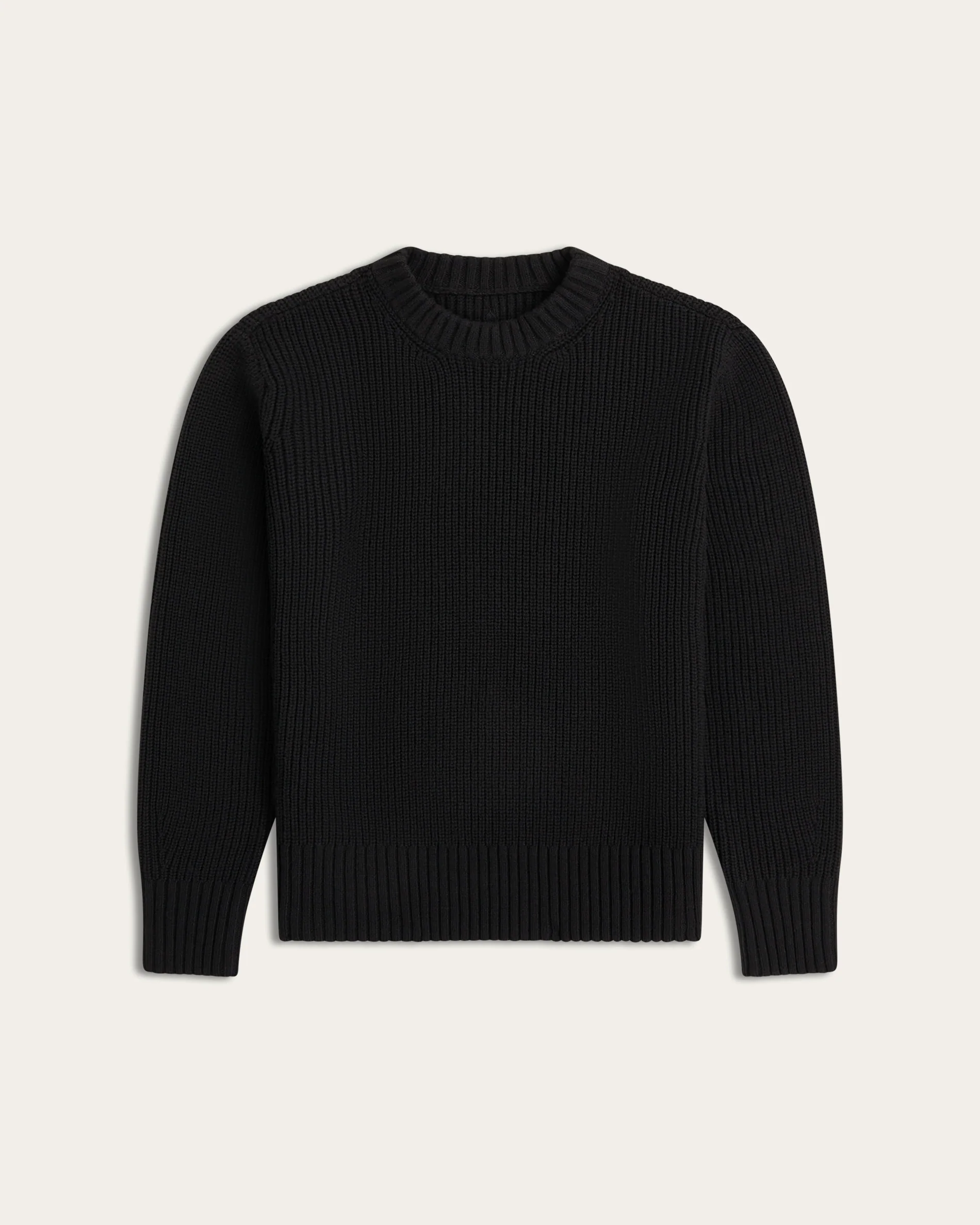 Heavy Seawool Crewneck - Black - Image 3