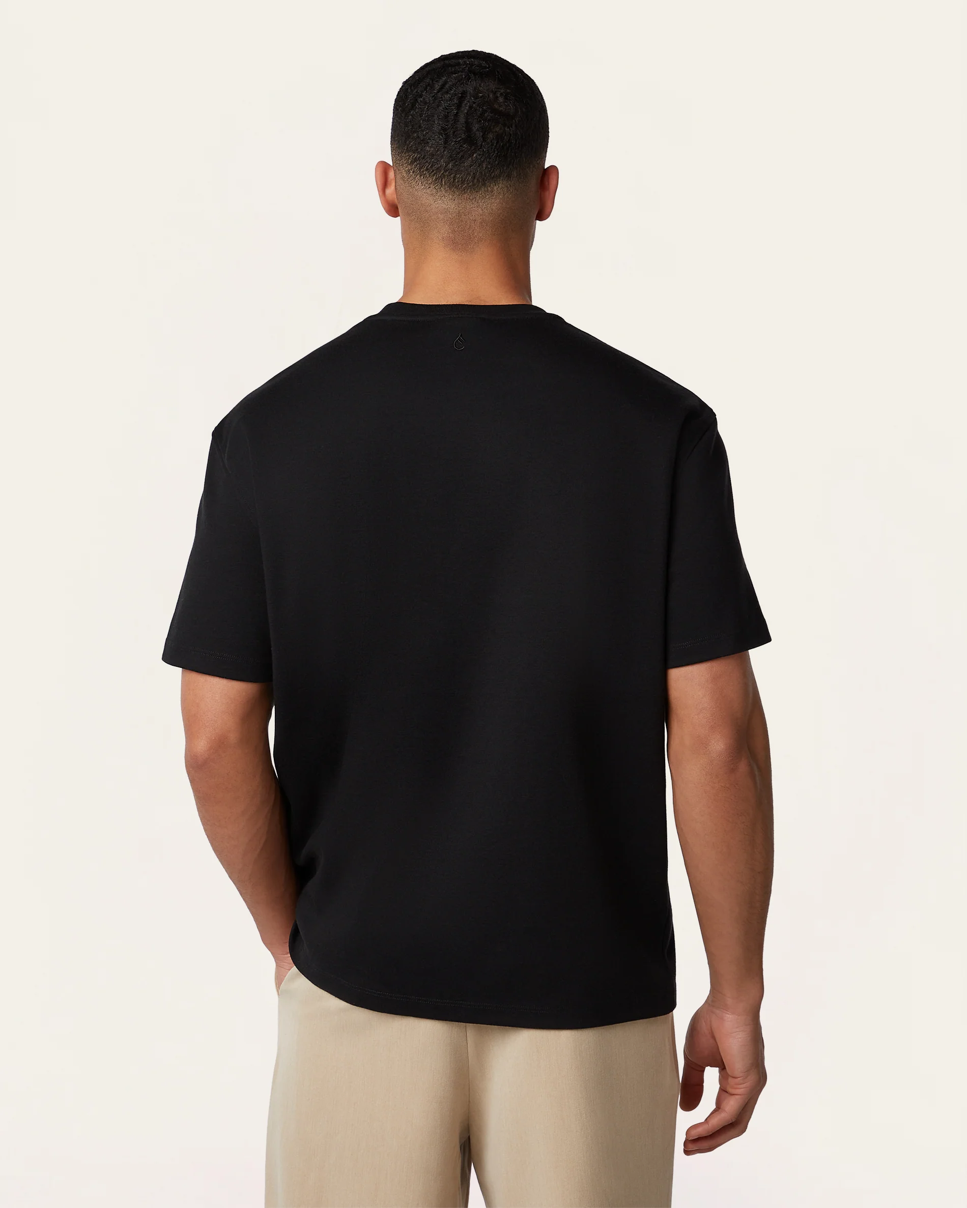 Heavy weight relaxed fit t-shirt black - Image 4