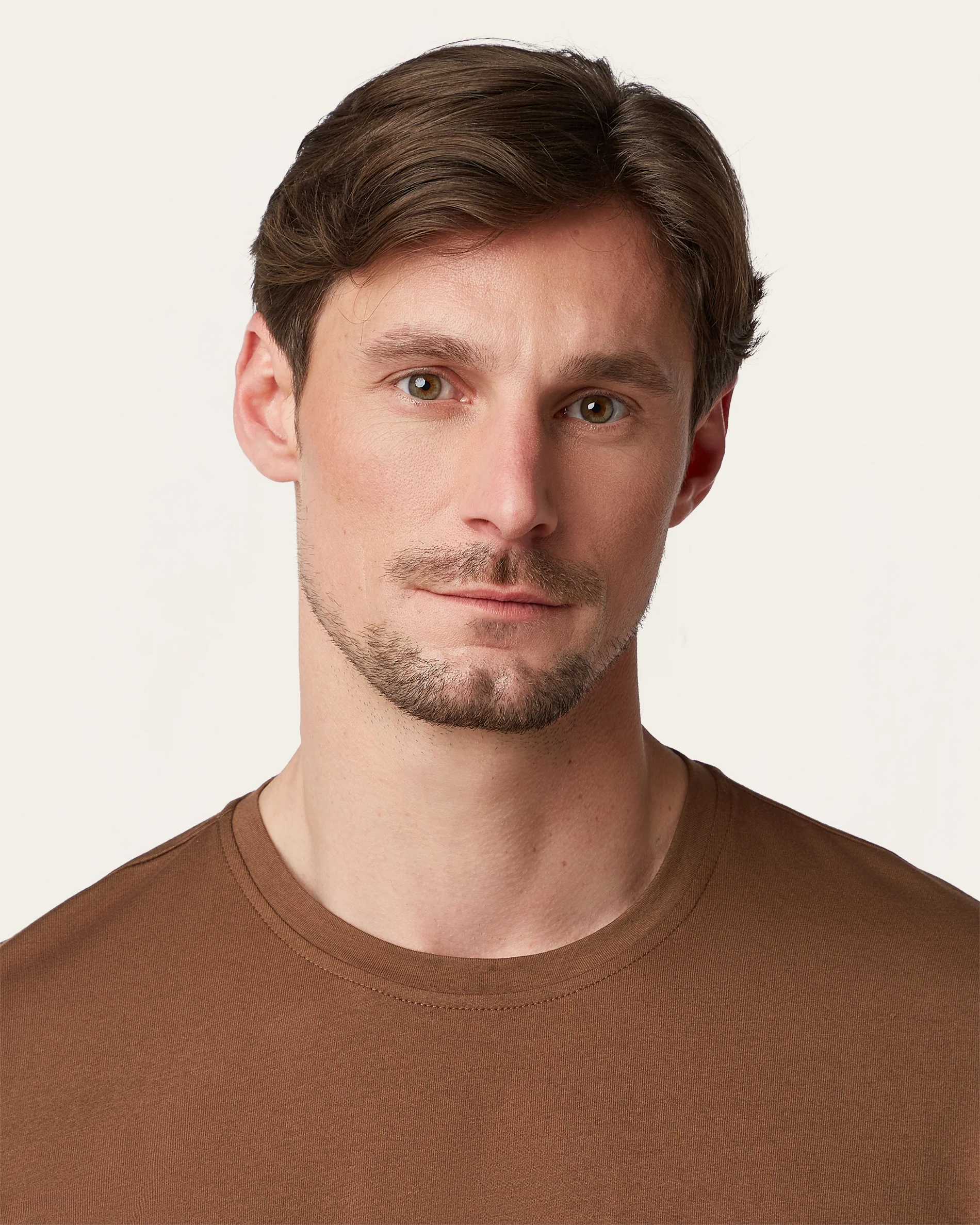 Heavy weight t-shirt Brown - Image 3