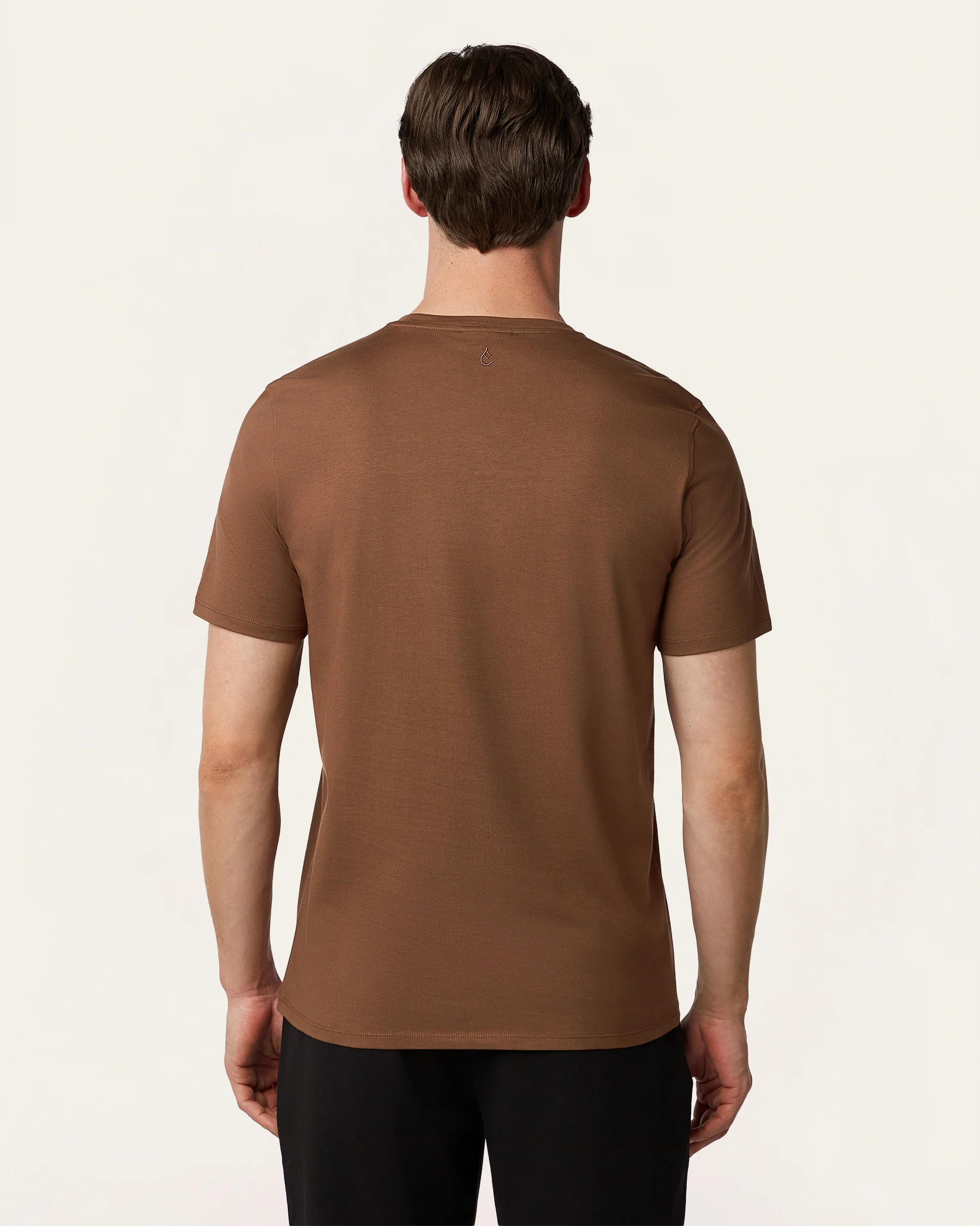 Heavy weight t-shirt Brown - Image 4