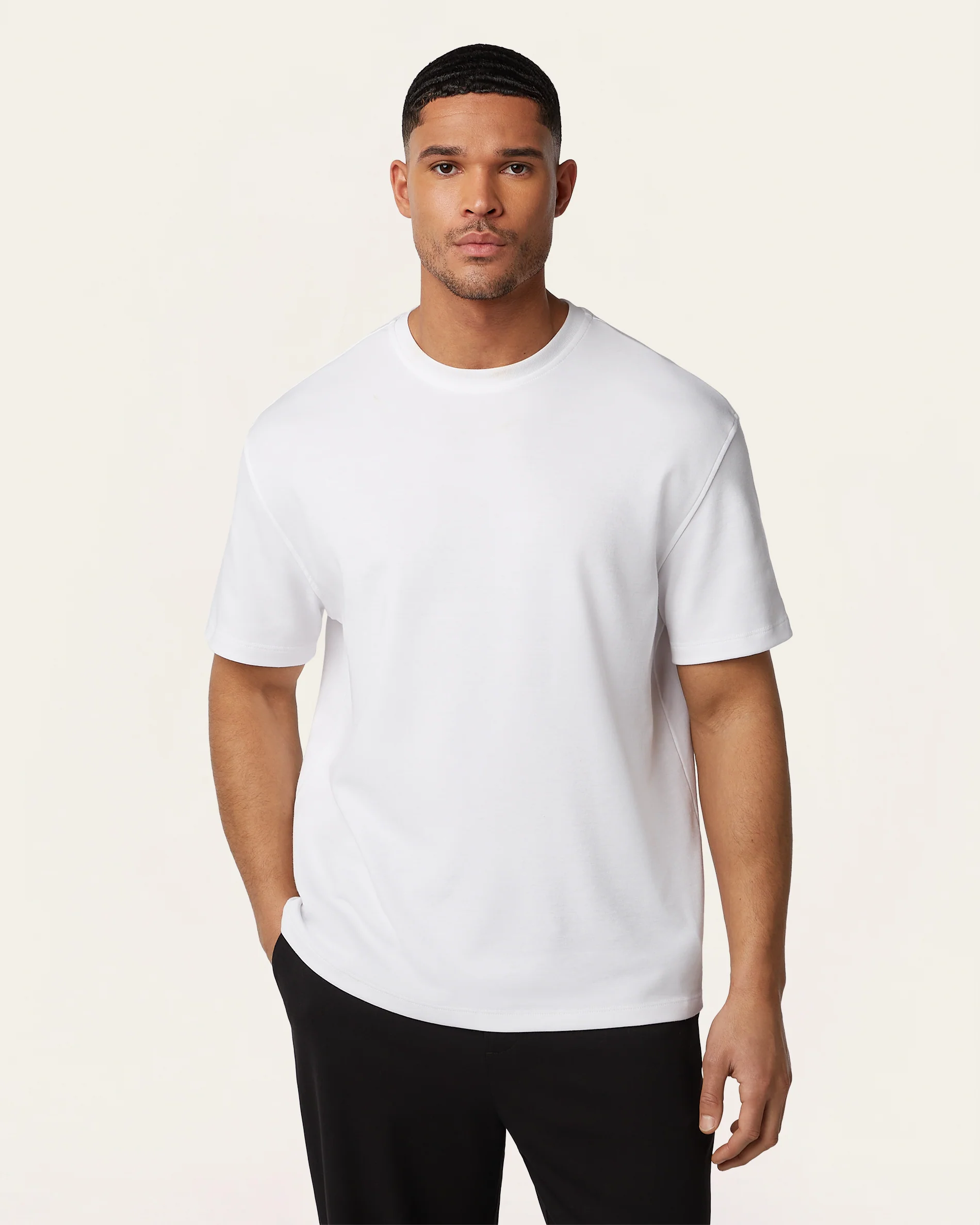 Heavy weight relaxed fit t-shirt white - Image 4
