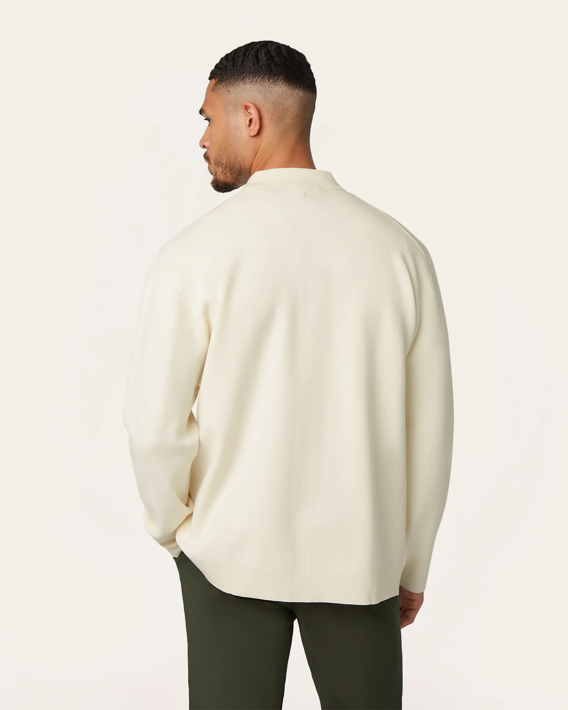Jacquard Cardigan Off-white - Image 5