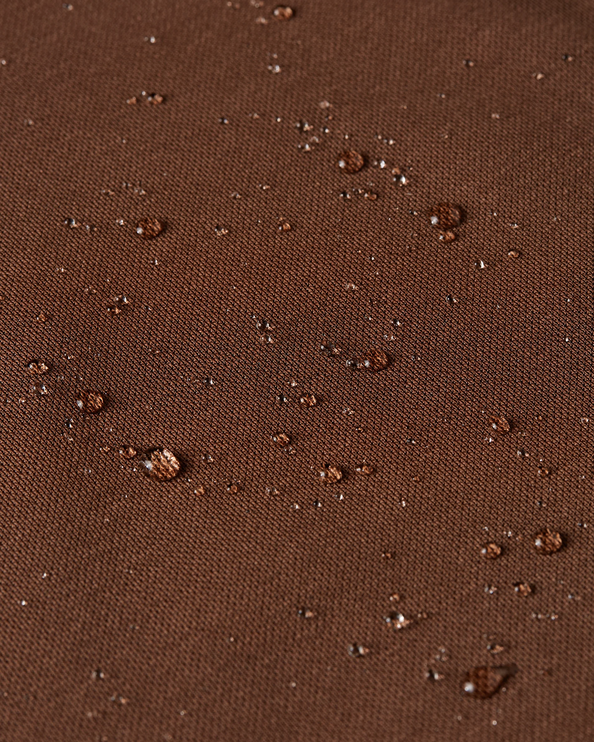 Knitted non-iron shirt Brown - Image 6
