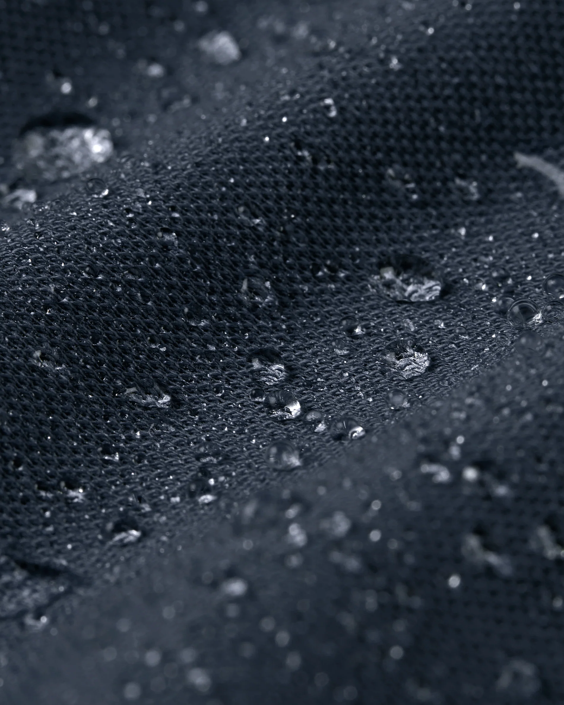 Knitted non-iron shirt navy - Image 8