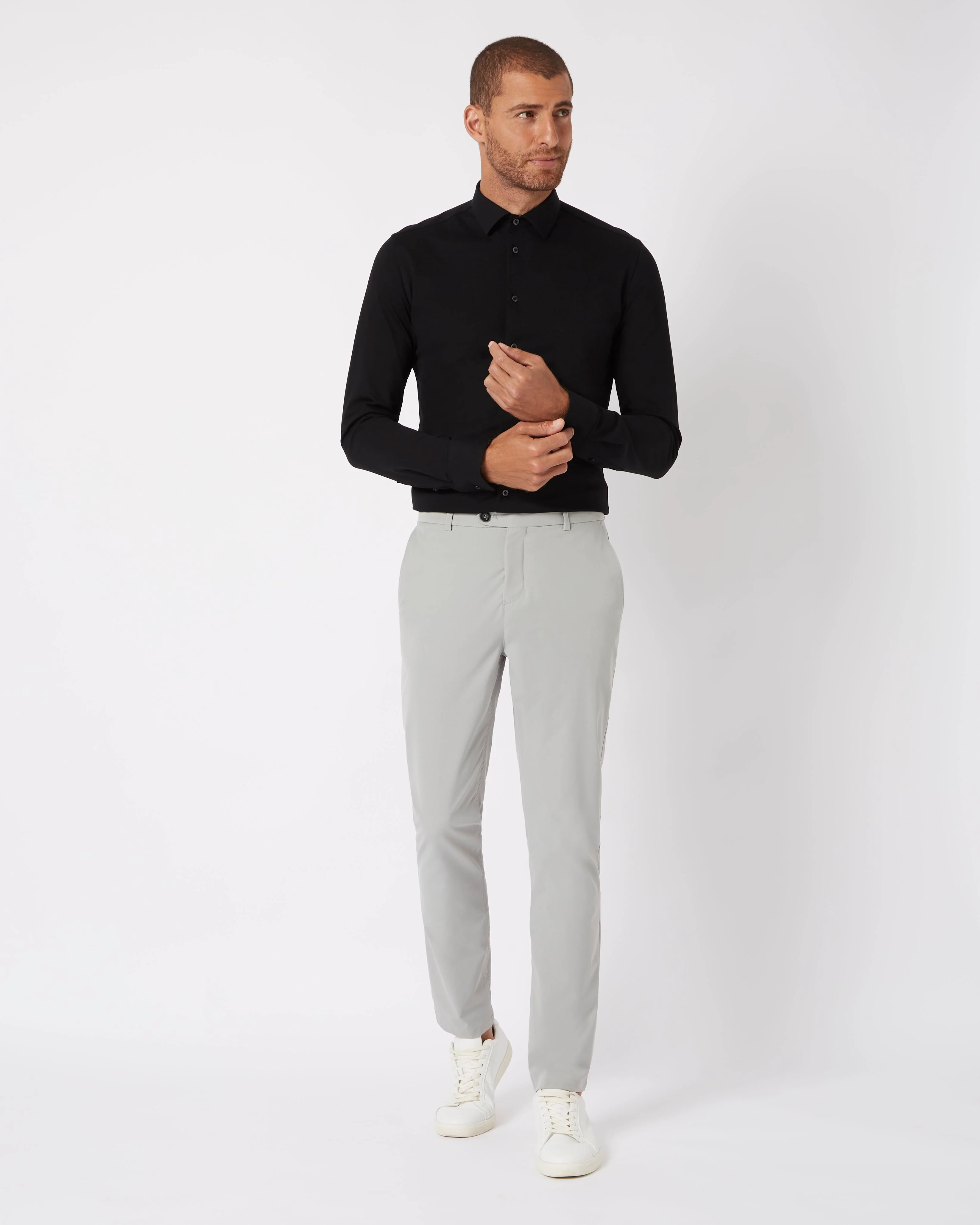 Knitted shirt black - Image 5