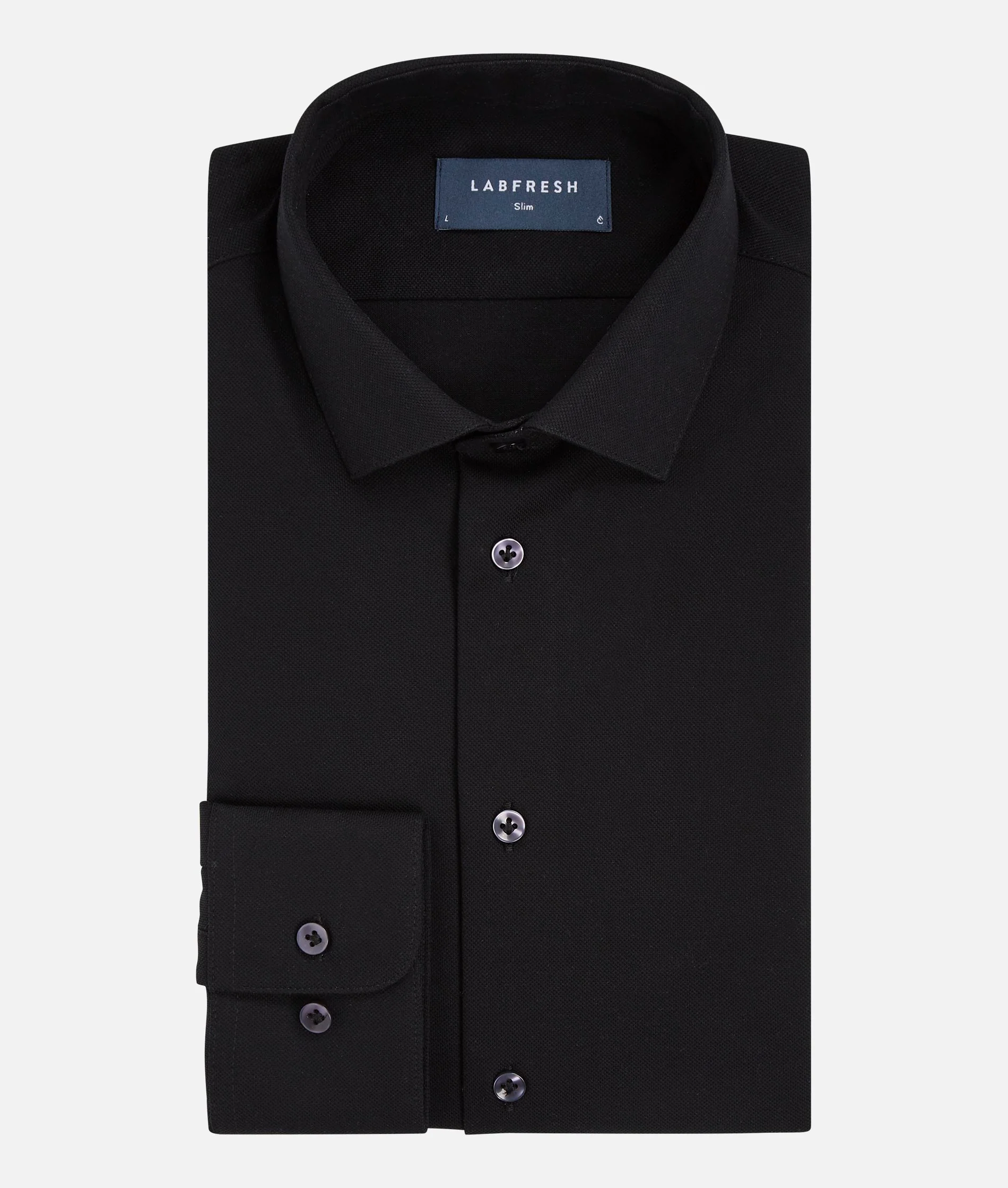 Knitted shirt black - Image 6