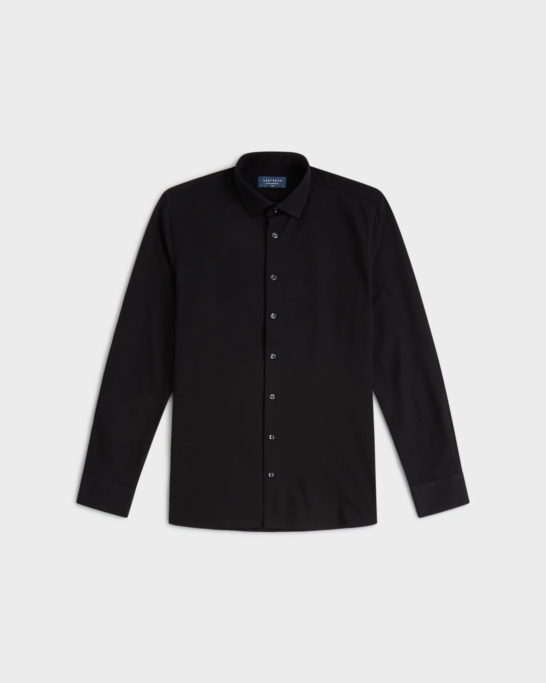 Knitted shirt black - Image 7