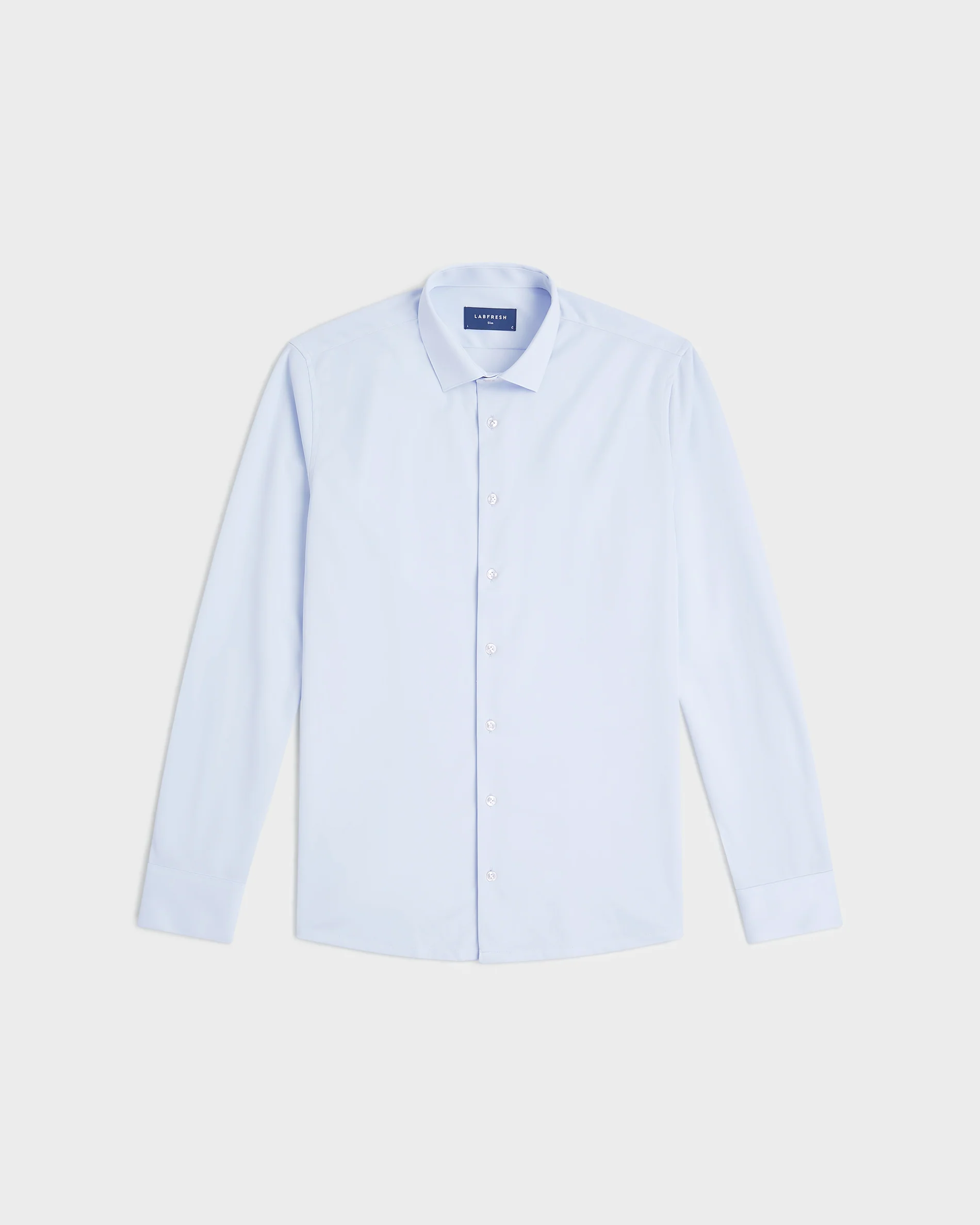 Prior Tech: Non-iron stretch shirt light blue - Image 8