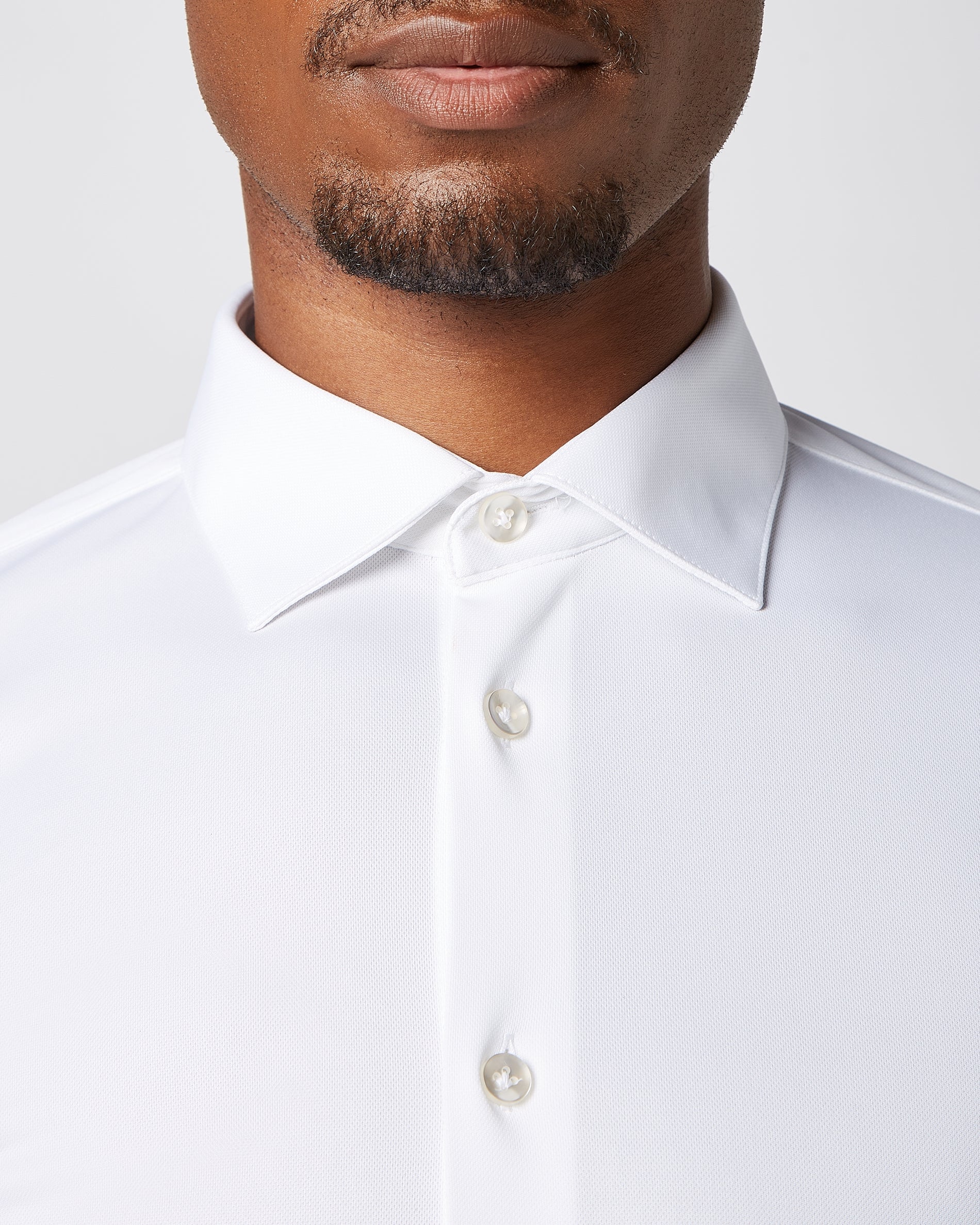 Prior Tech: Non-iron stretch shirt white - Image 3