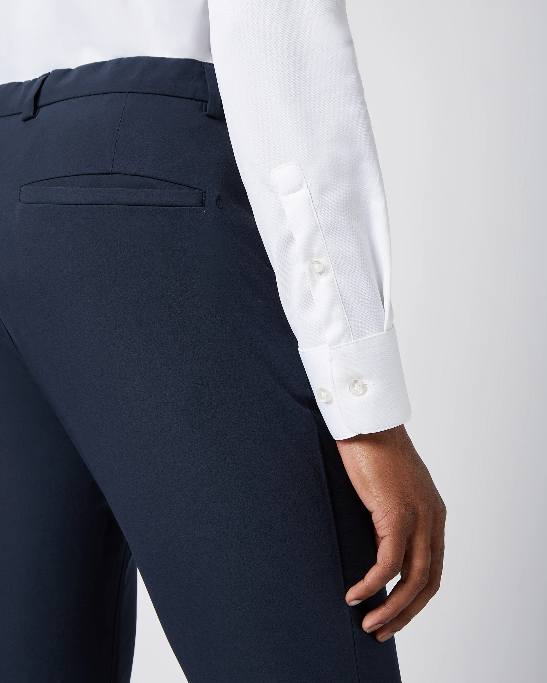 Prior Tech: Non-iron stretch shirt white - Image 4