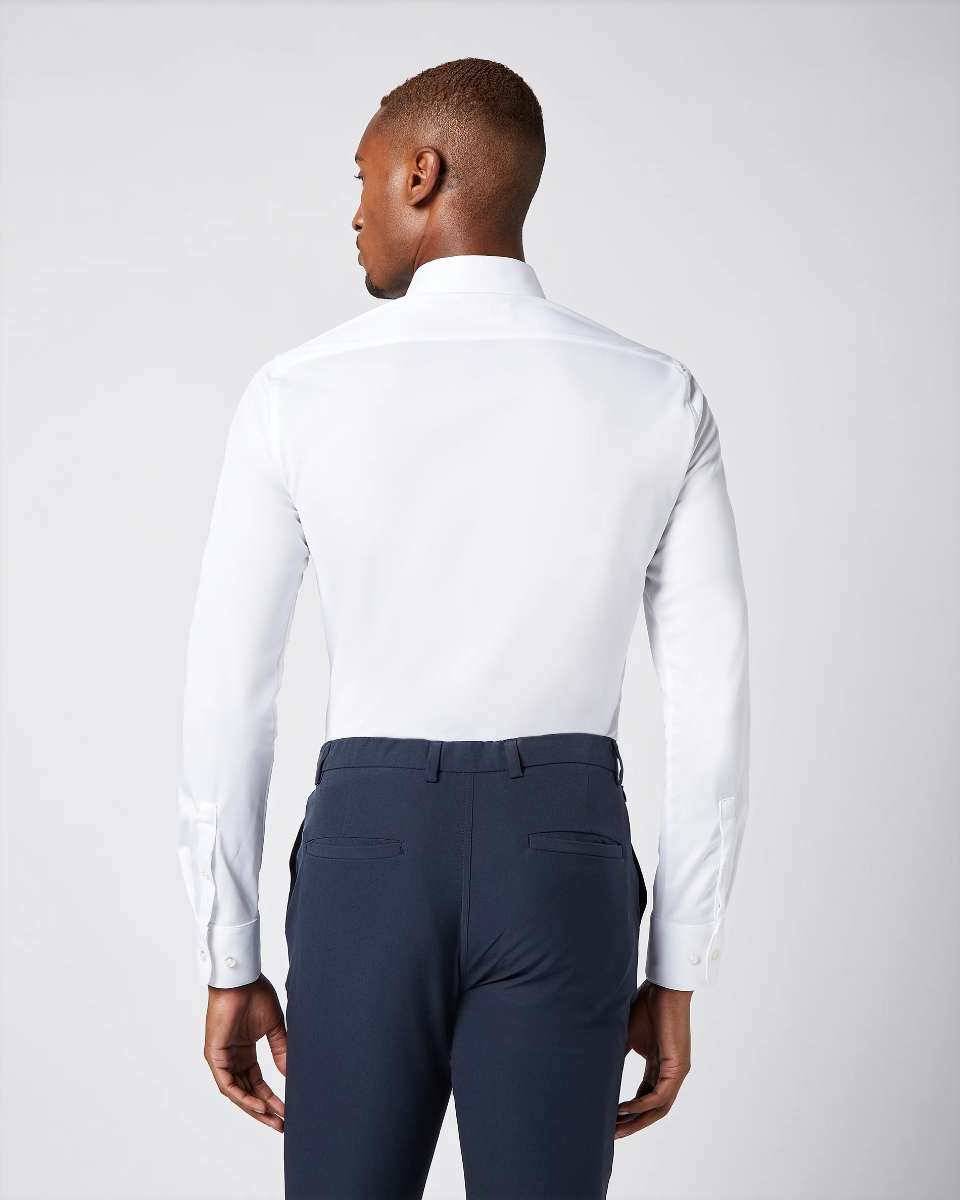 Prior Tech: Non-iron stretch shirt white - Image 5