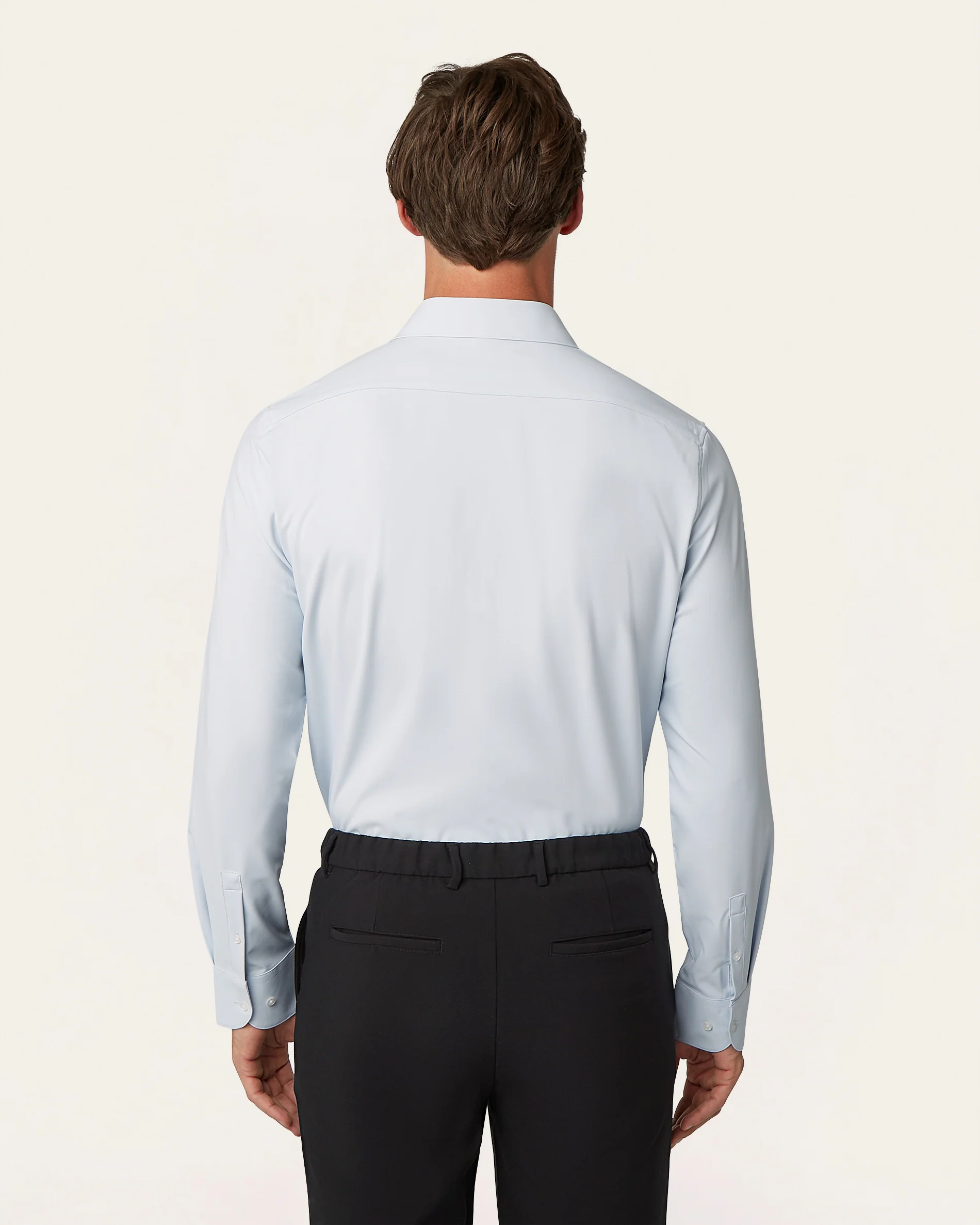 Classic Non-iron shirt Light Blue - Image 5