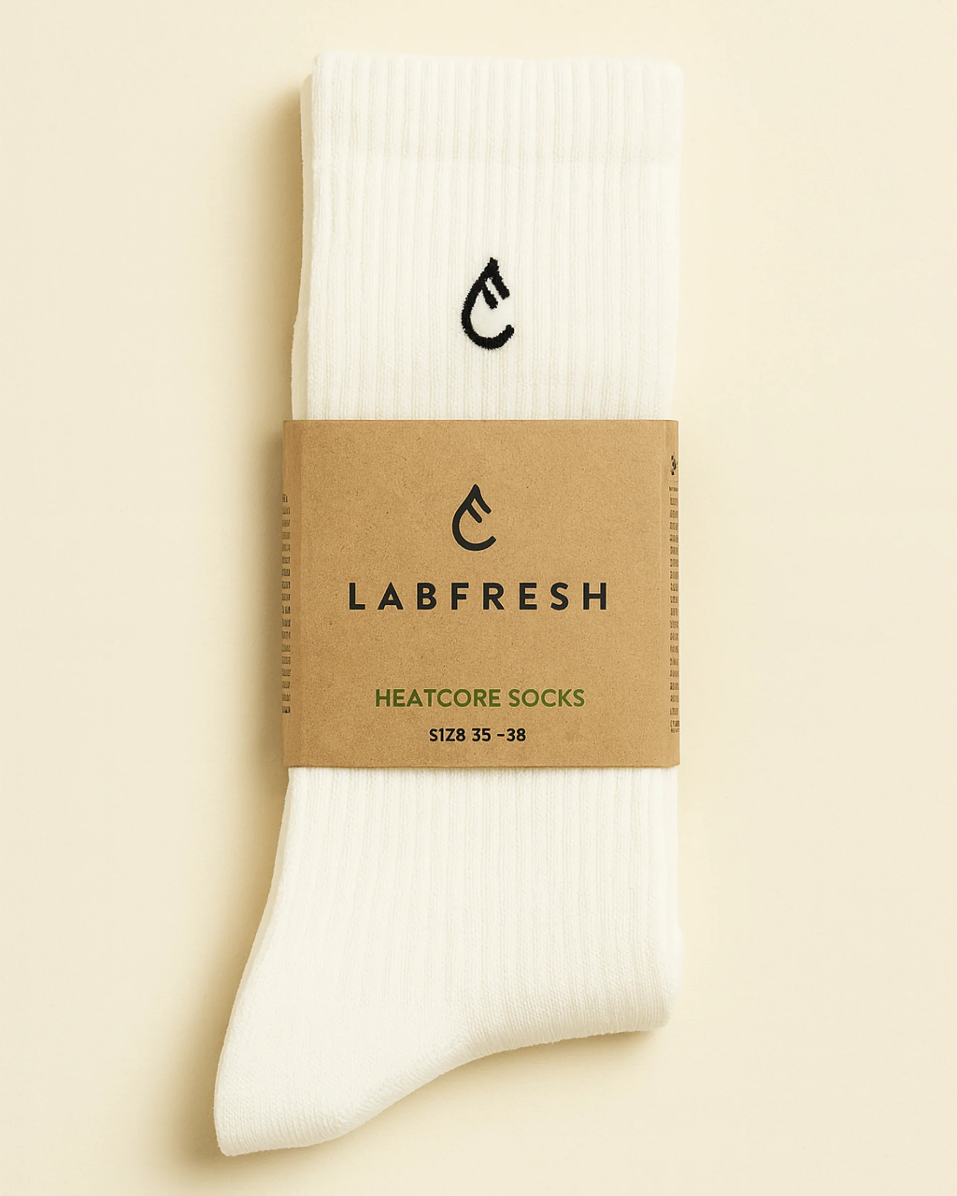 2-pack Odour-free Heatcore socks Off-white - Image 3