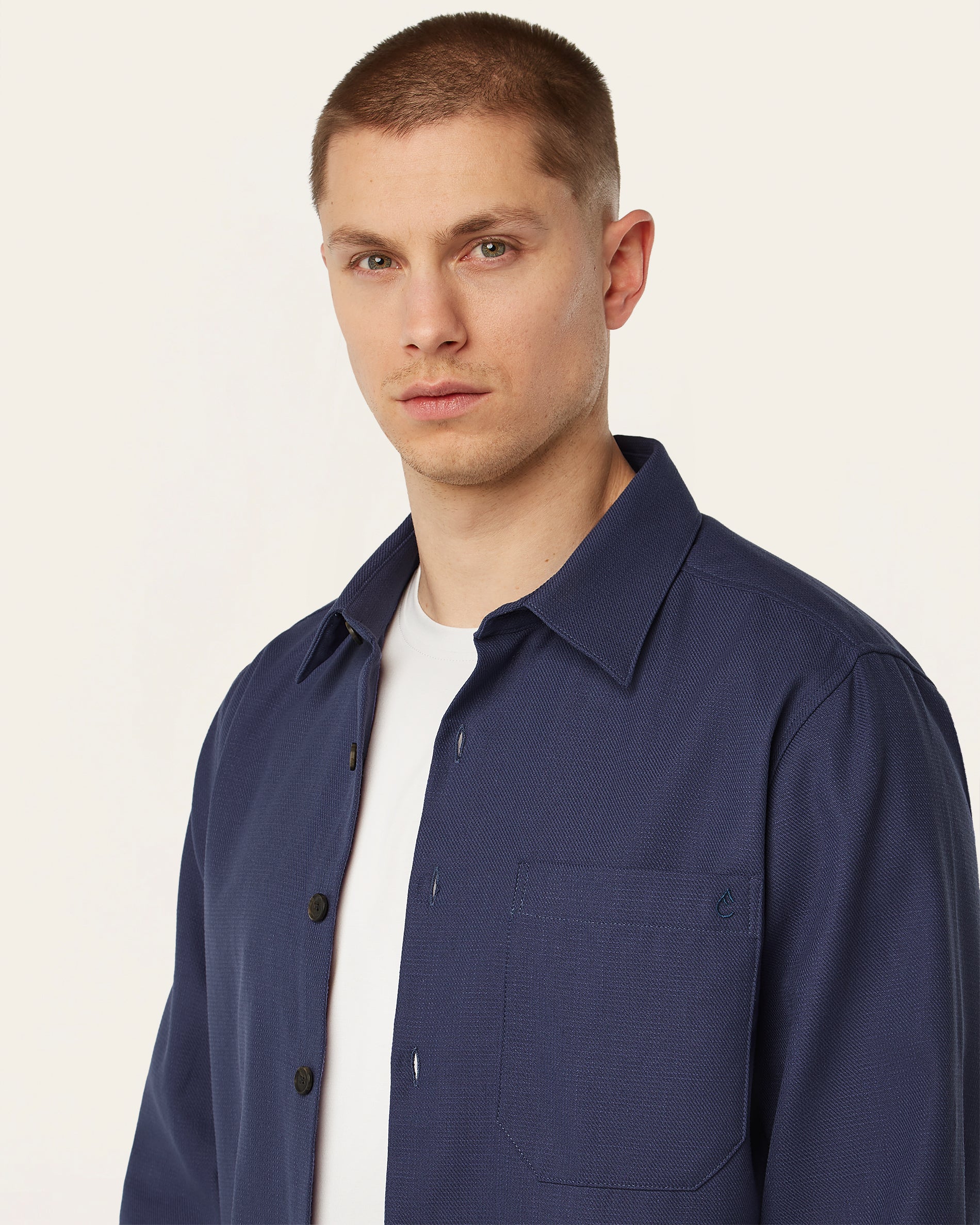 Overshirt Deep Blue - Image 4