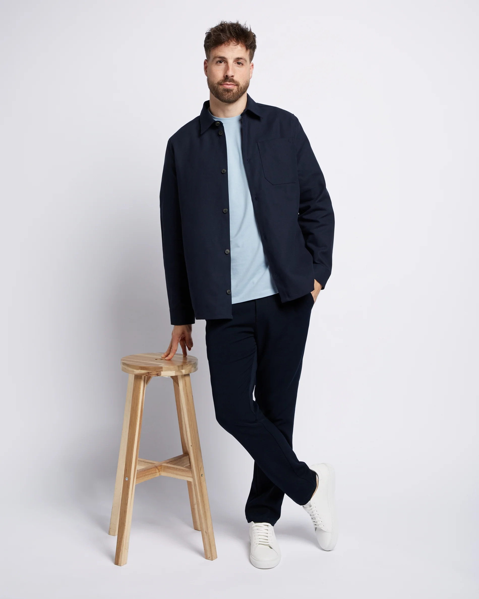 Overshirt Navy - Image 4