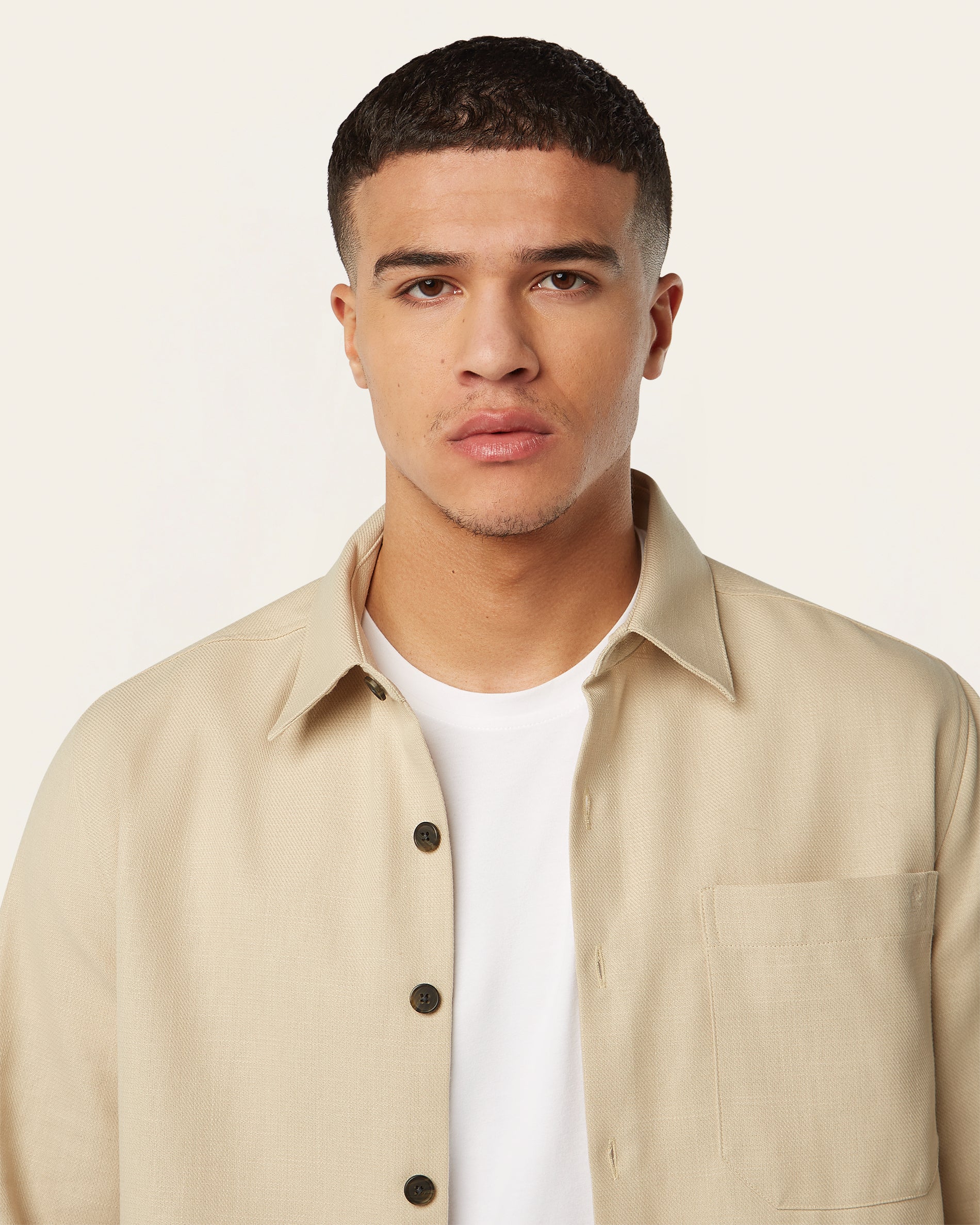 Overshirt Sand - Image 3