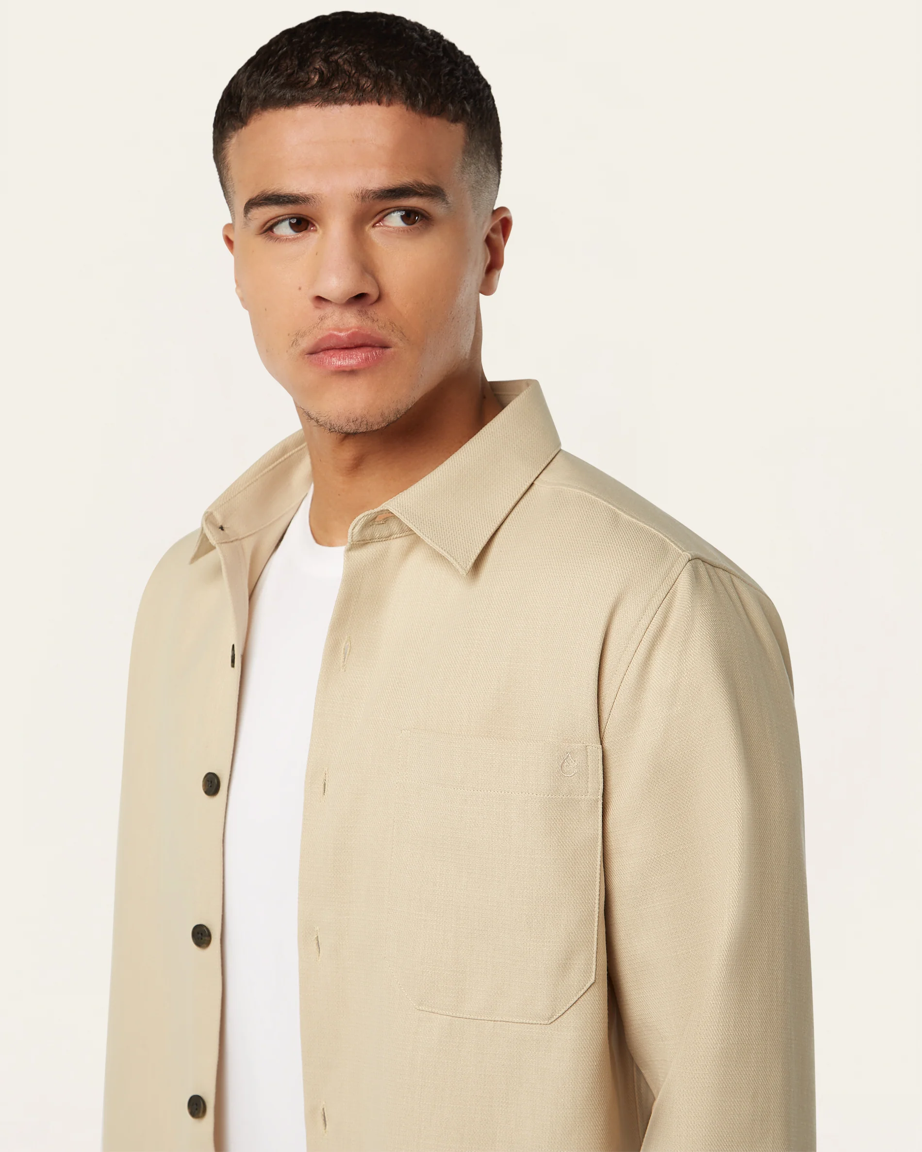 Overshirt Sand - Image 5