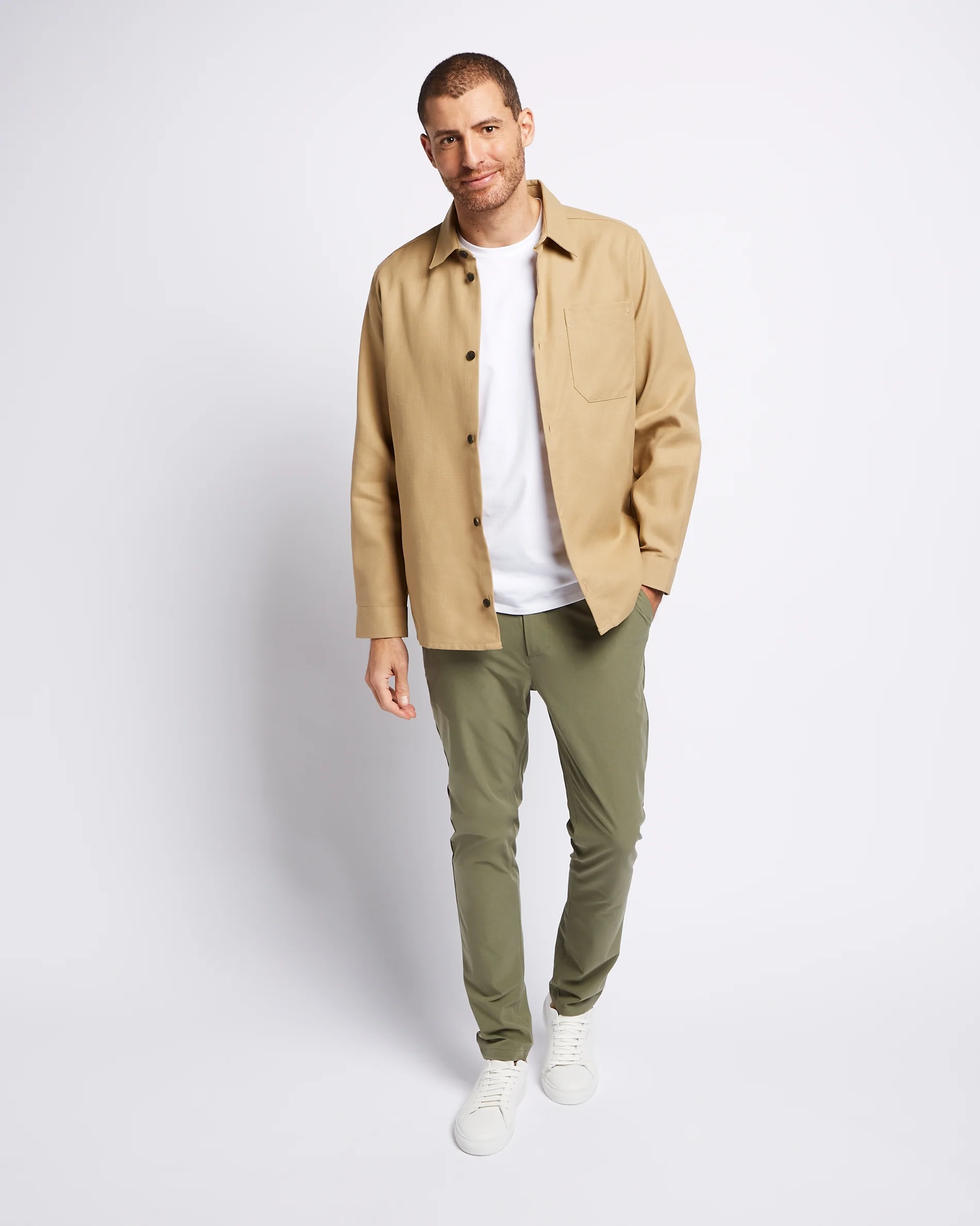 Overshirt Taupe - Image 4