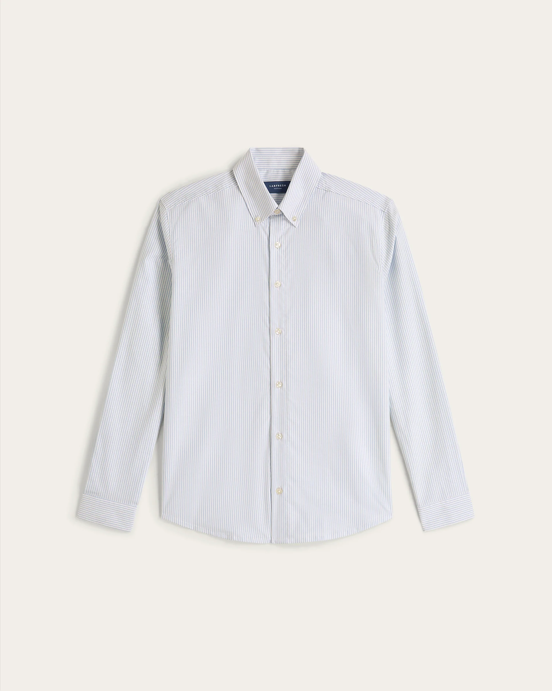Oxford Shirt White / Blue Stripe - Image 7
