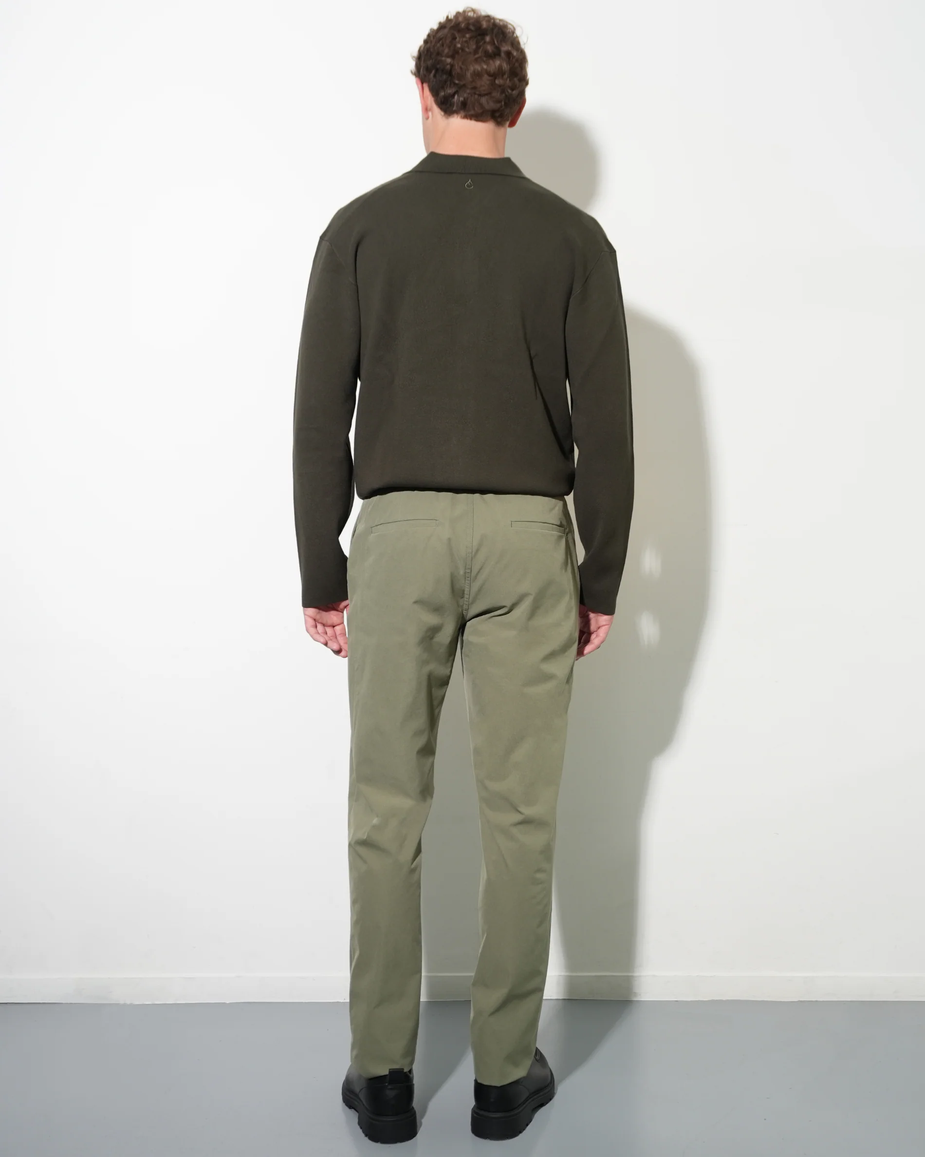 Light-weight pants olive - Image 5