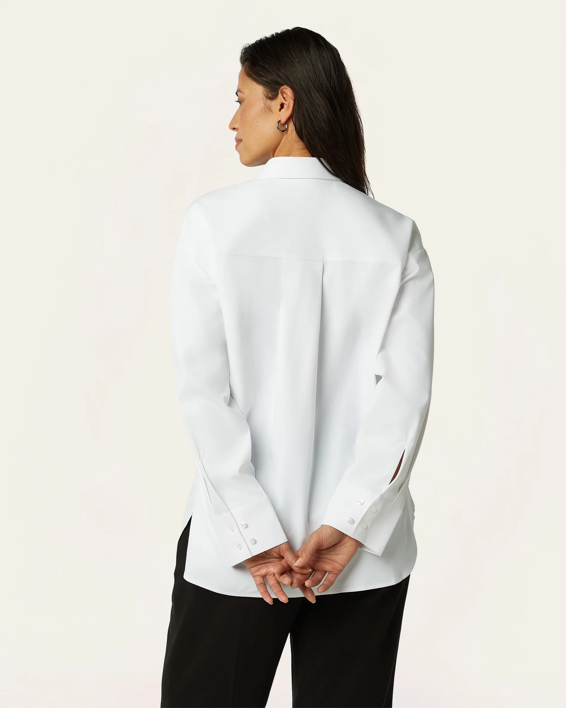 Relaxed Blouse - White - Image 6