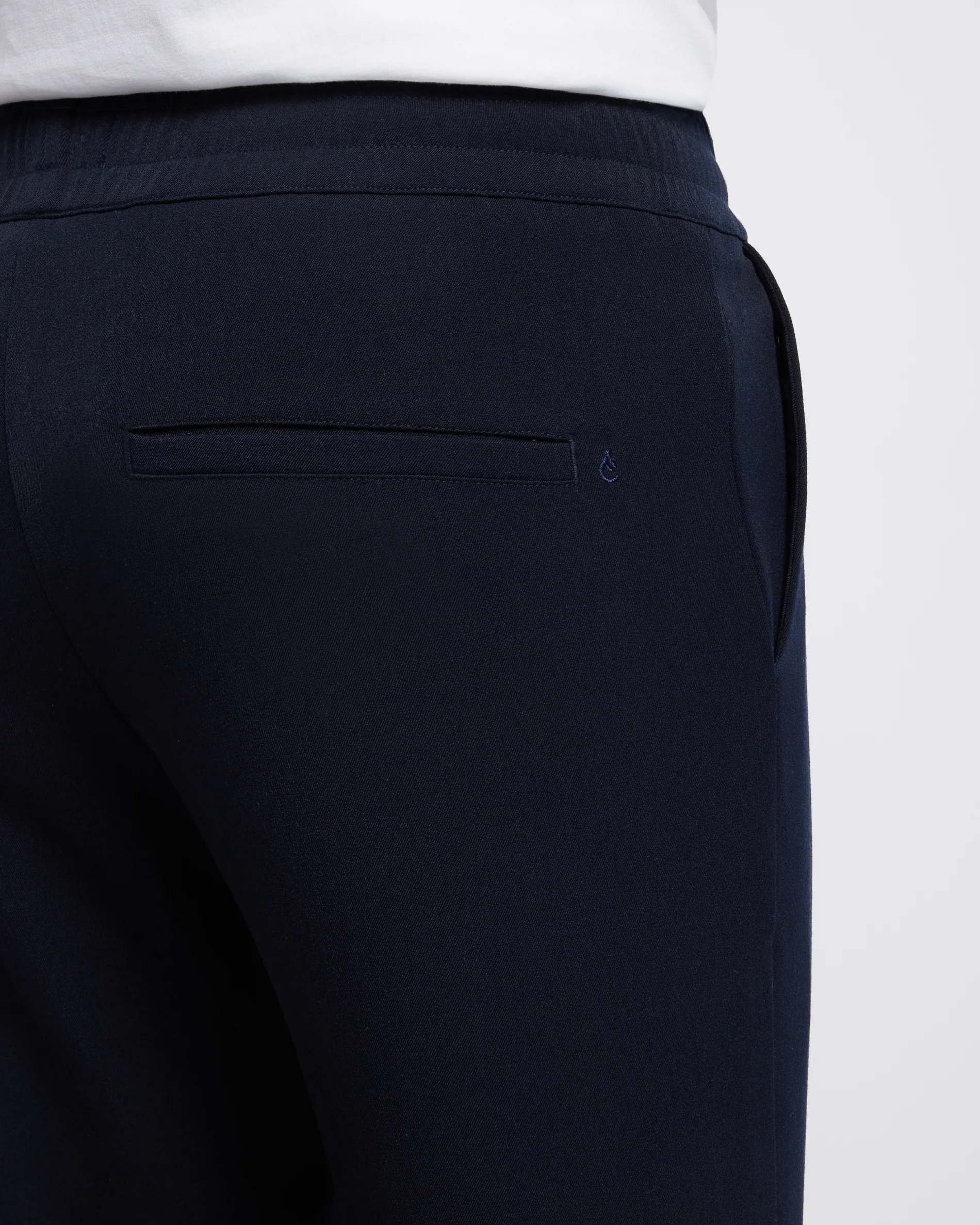 Relaxed Pants Navy - Image 7