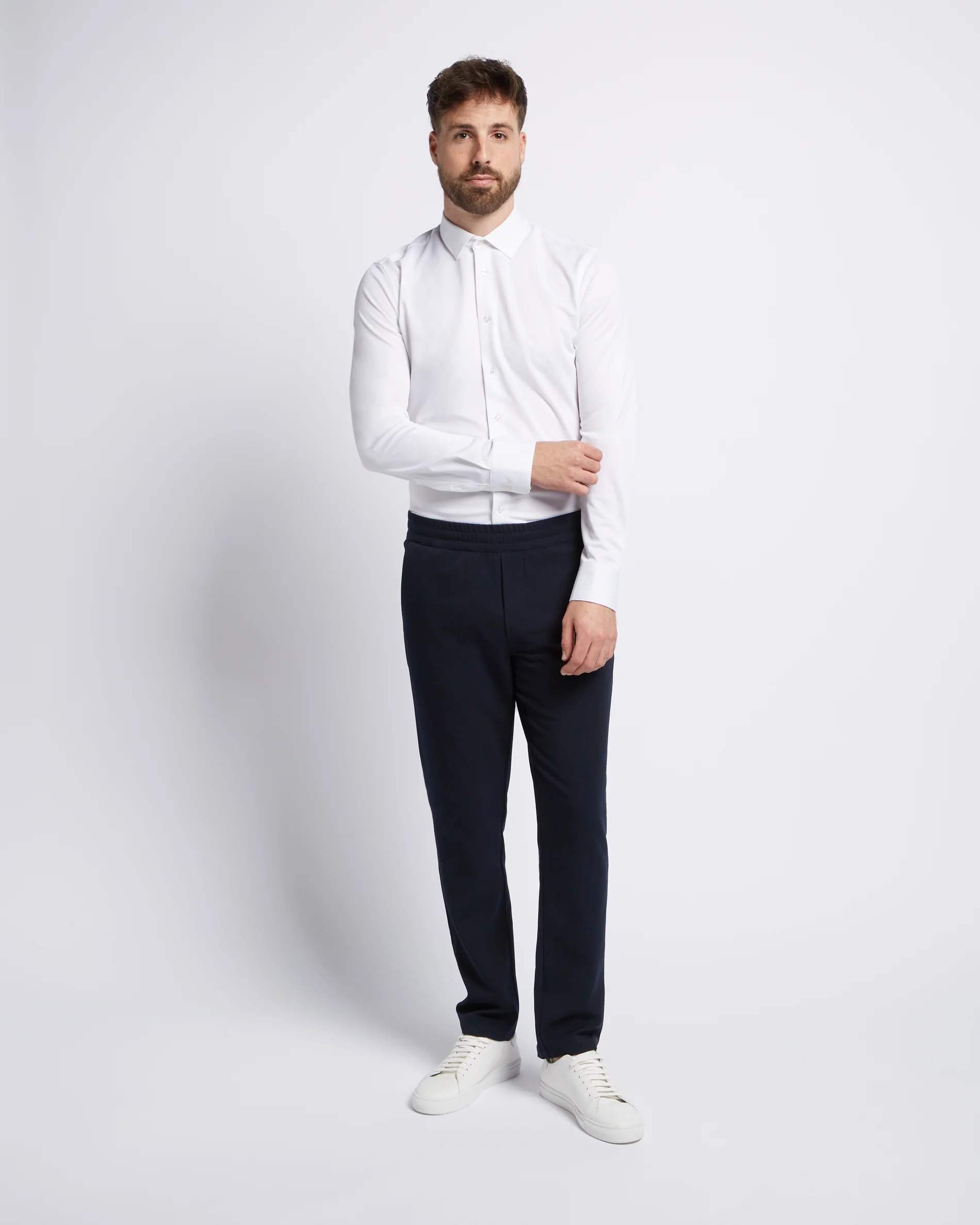 Relaxed Pants Navy - Image 8