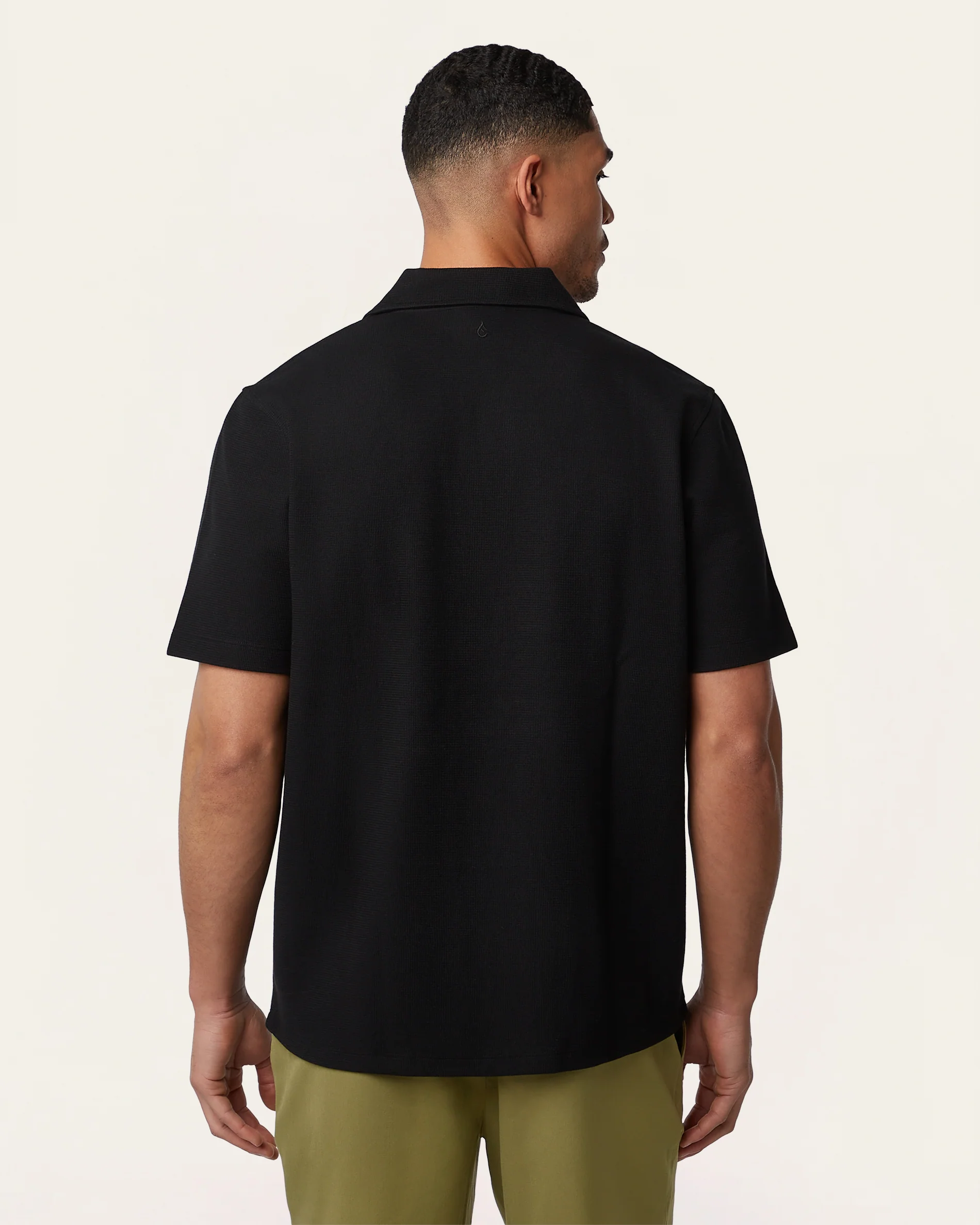 Relaxed Polo Black - Image 4