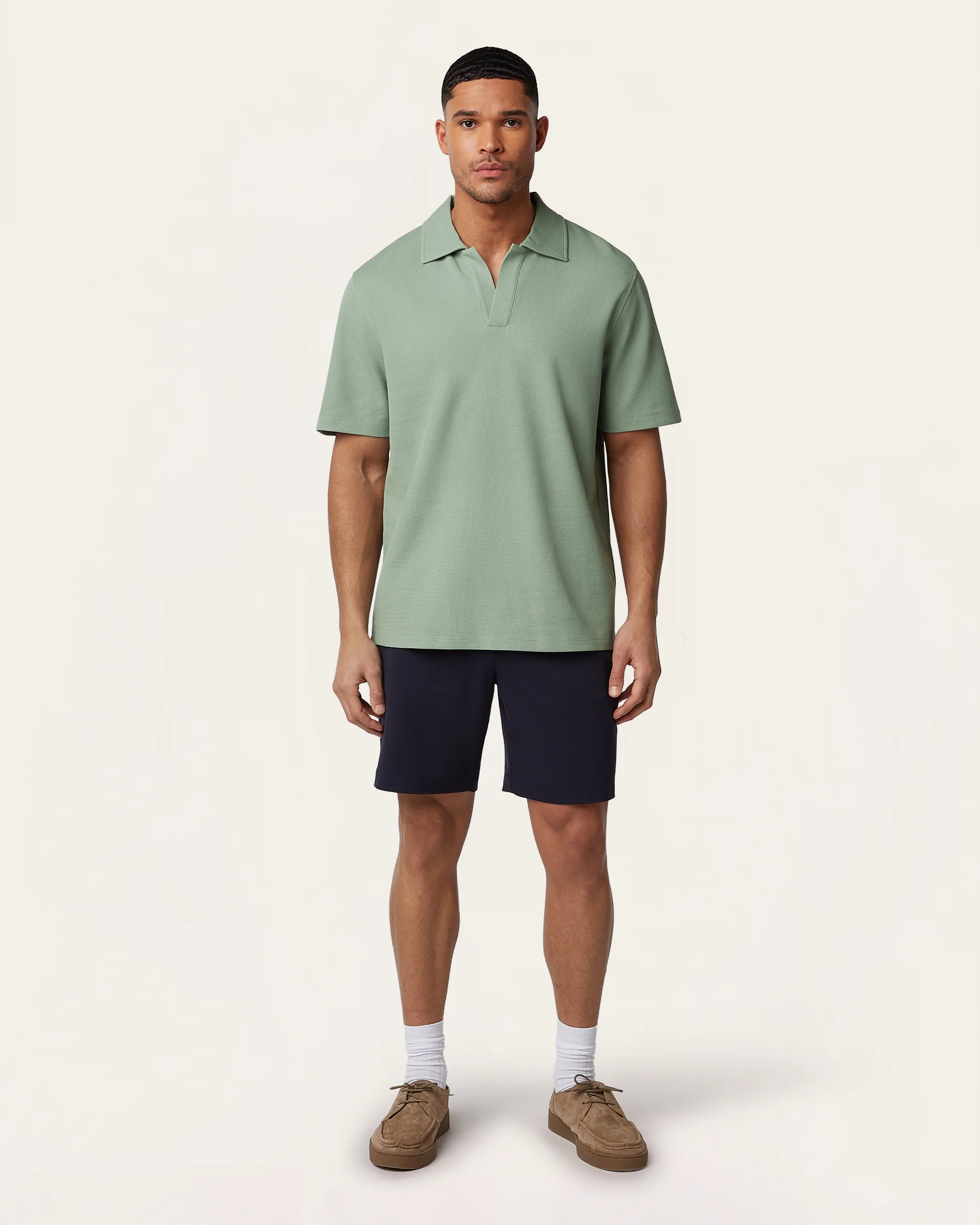 Relaxed Polo Fern Green - Image 4