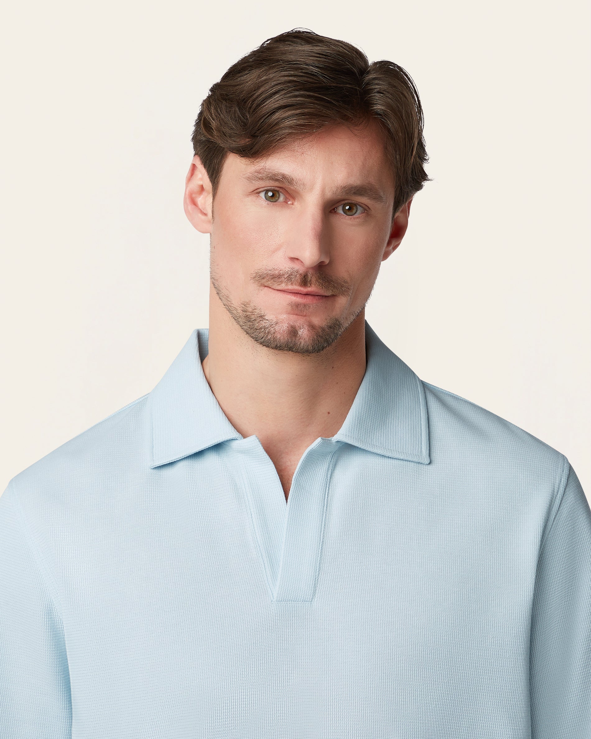 Relaxed Polo Light Blue - Image 3