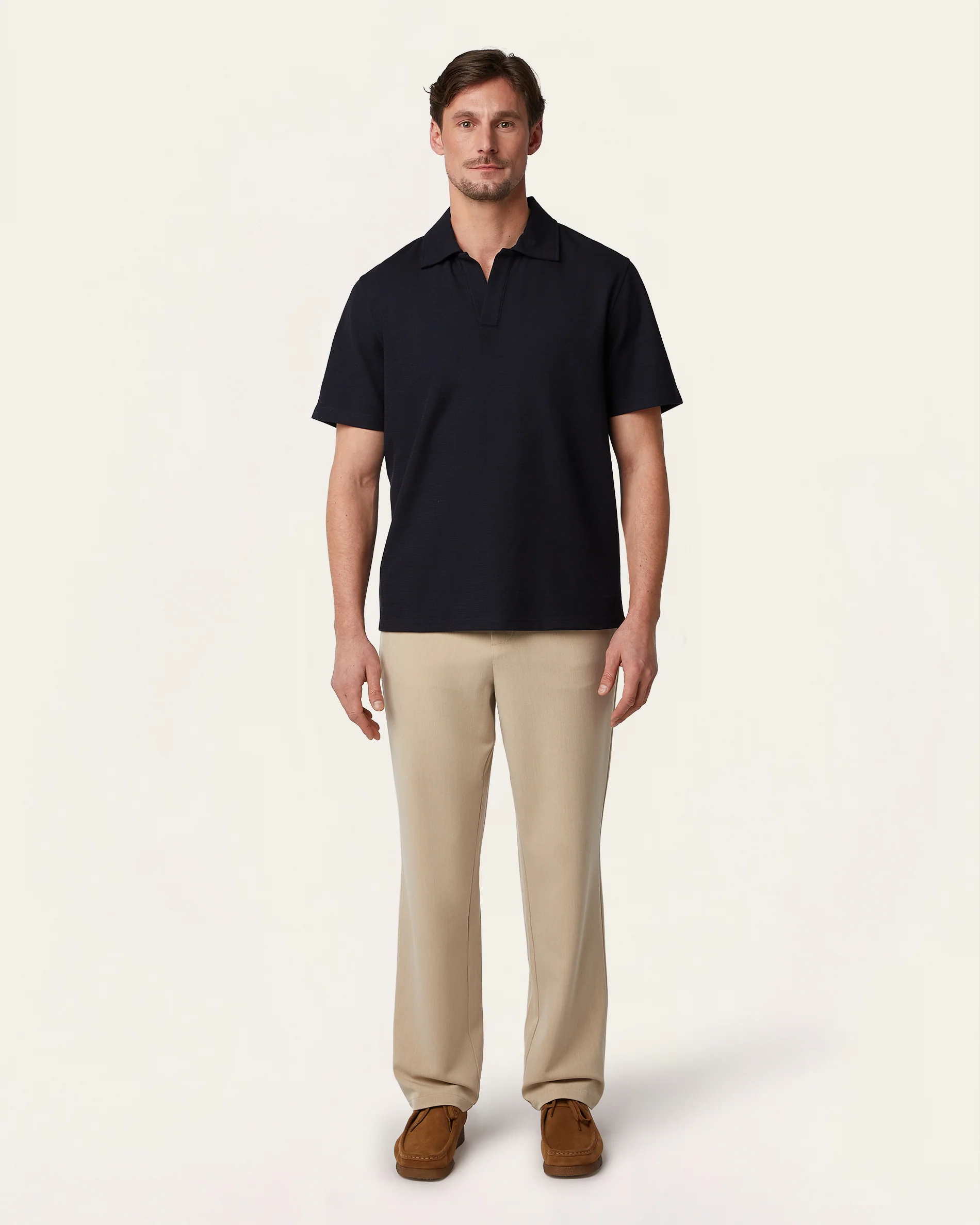 Relaxed Polo Navy - Image 4