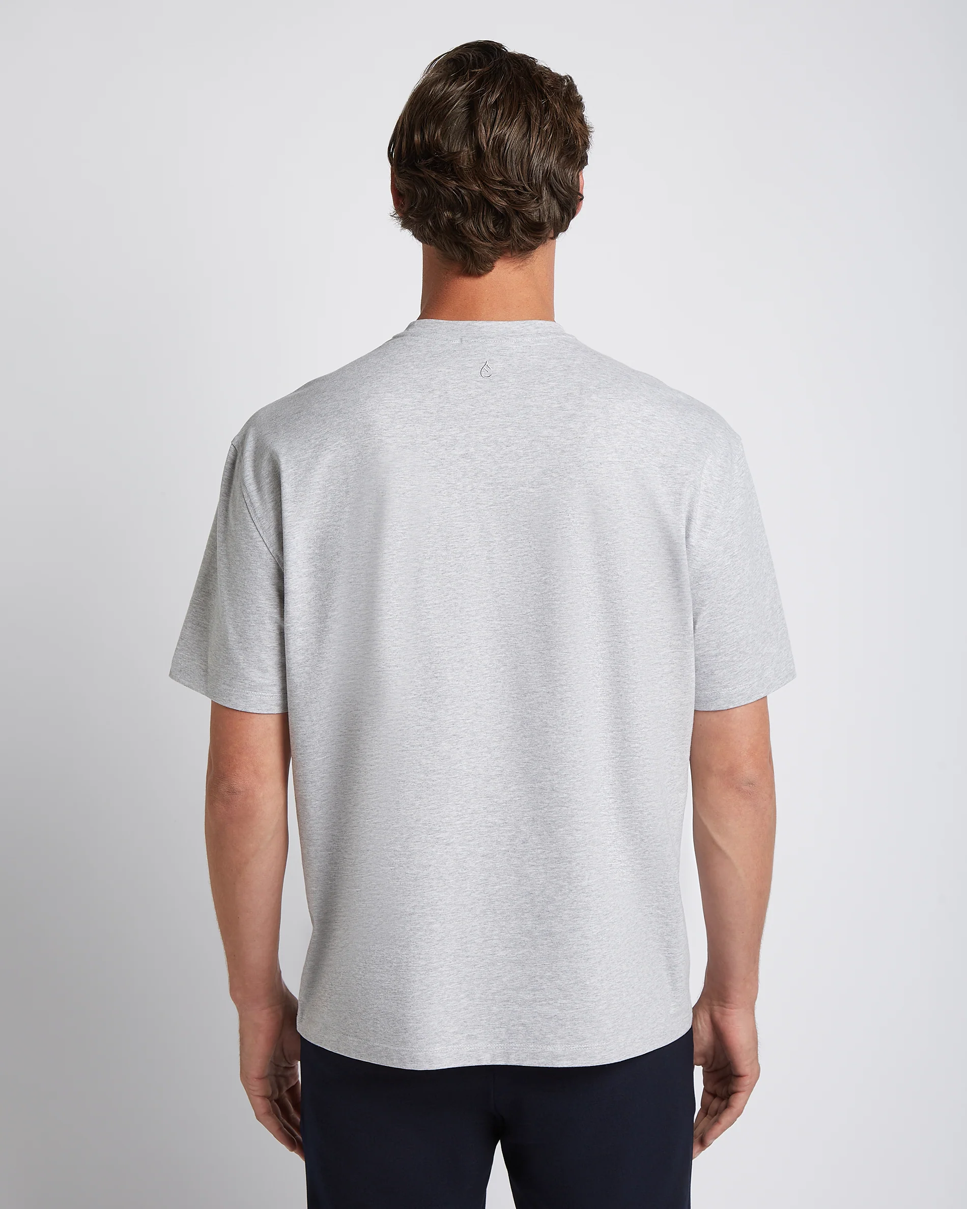 Relaxed T-shirt 3-pack bundle | White & Black & Light grey - Image 12