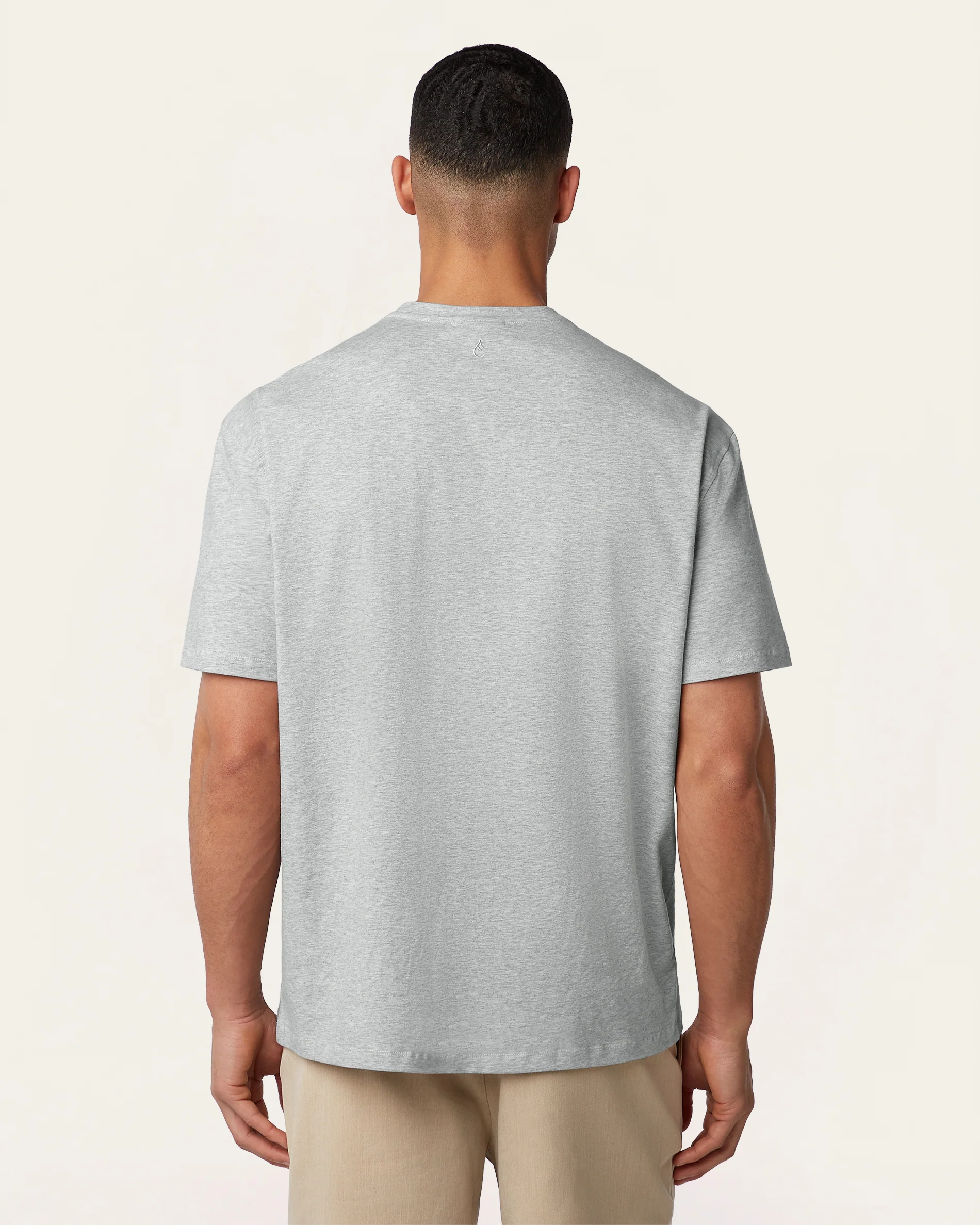 Relaxed T-shirt Light Grey - Image 4
