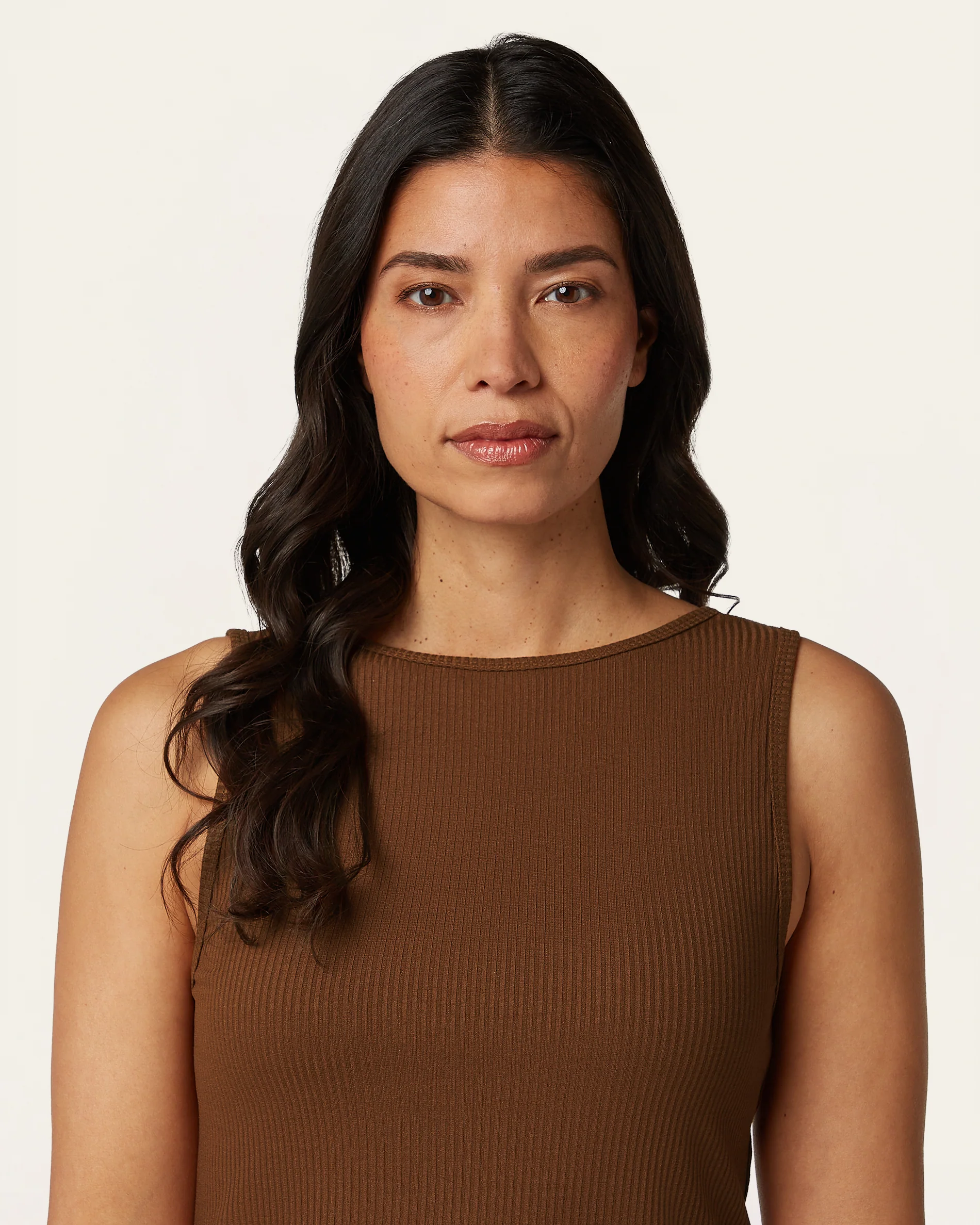 Reversible Tank top - Brown - Image 4