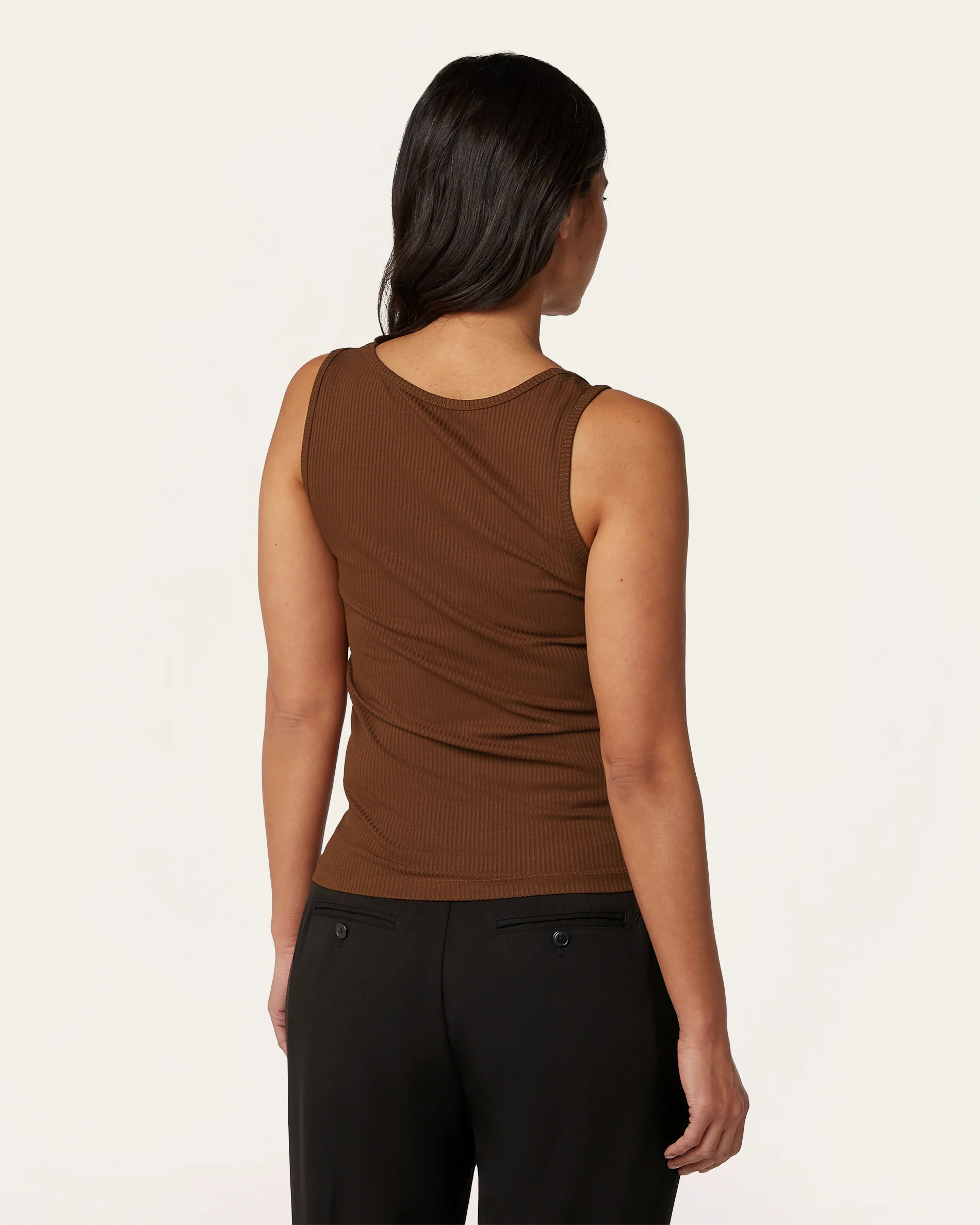 Reversible Tank top - Brown - Image 5