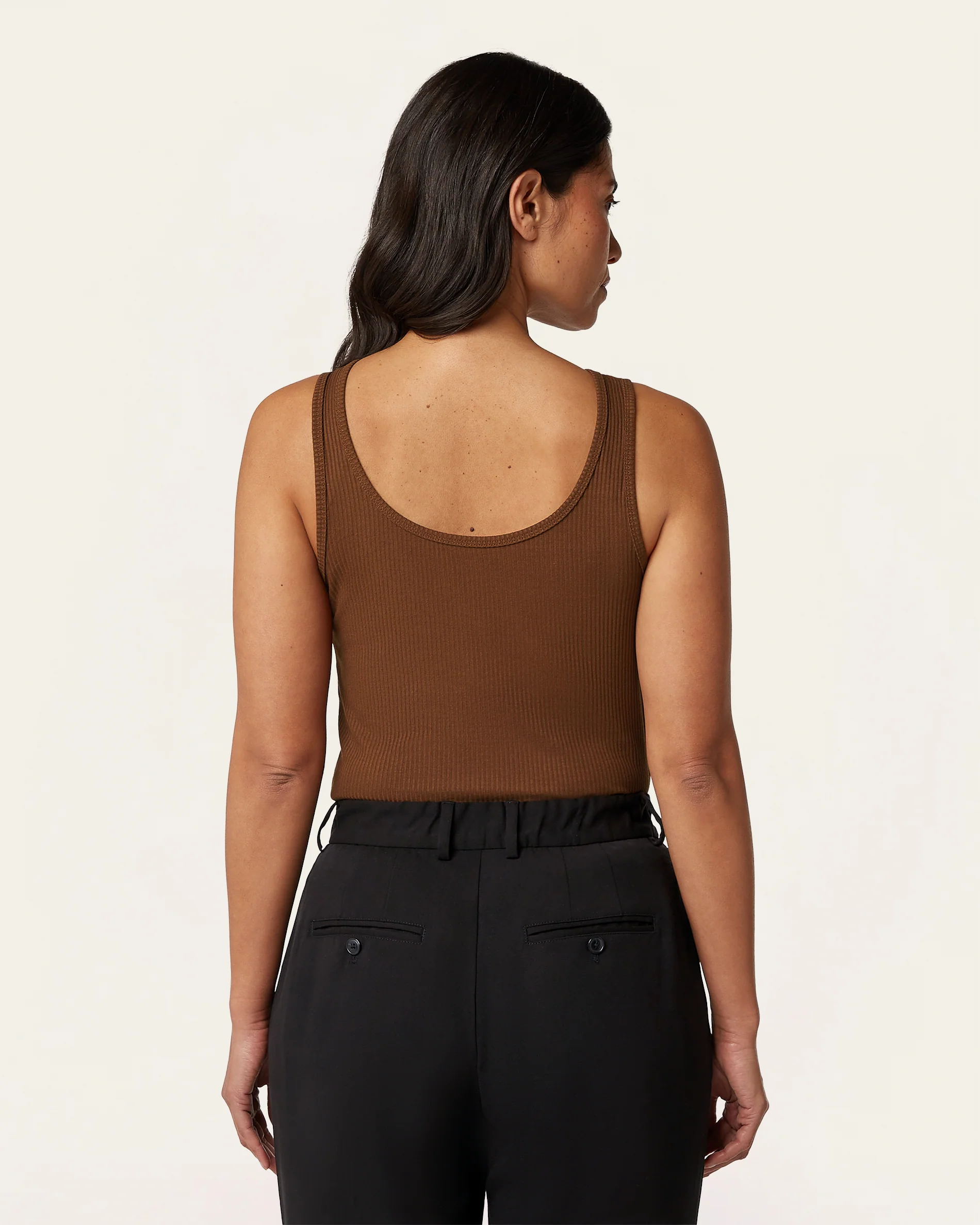 Reversible Tank top - Brown - Image 6