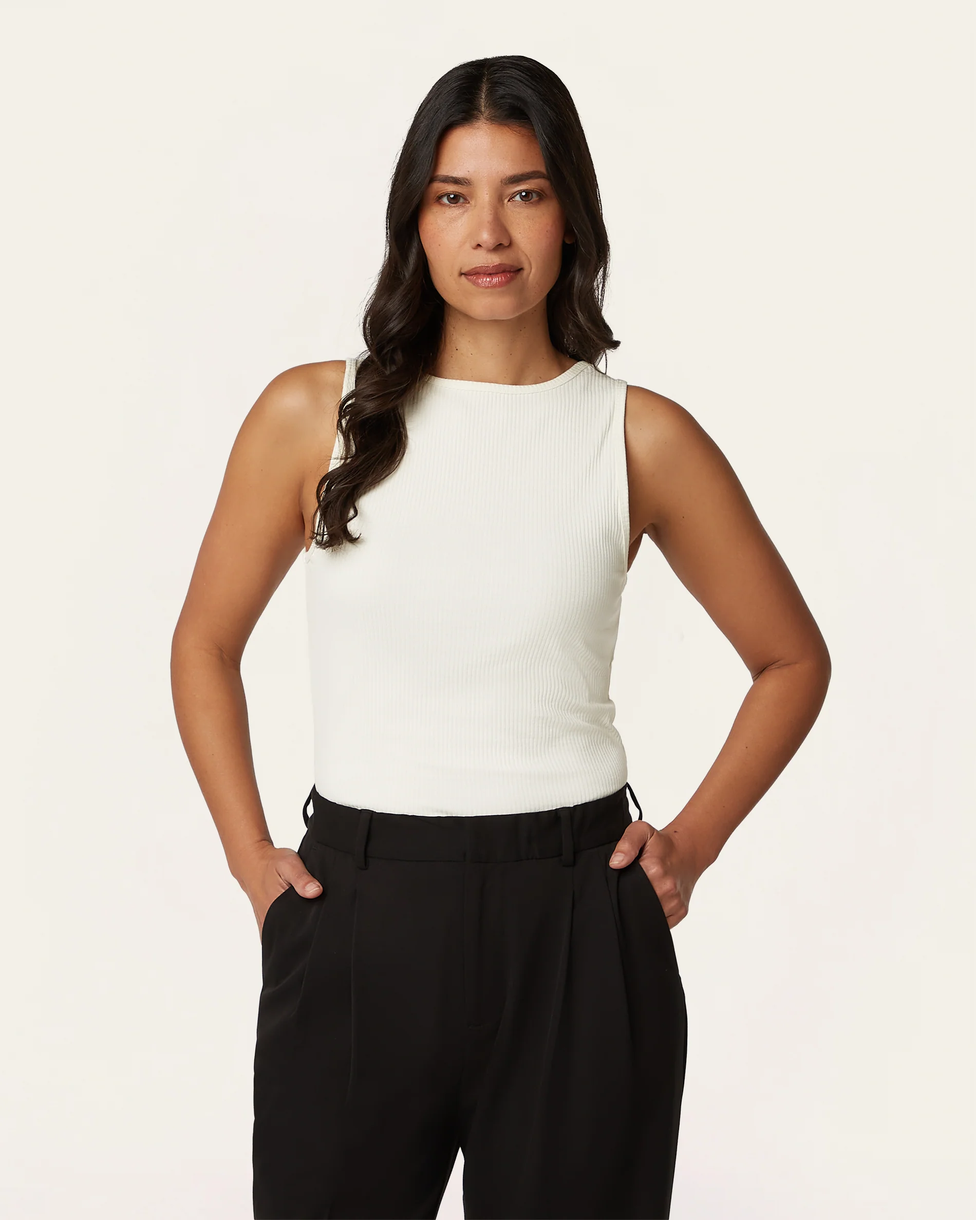 Reversible Tank top - Off White - Image 2