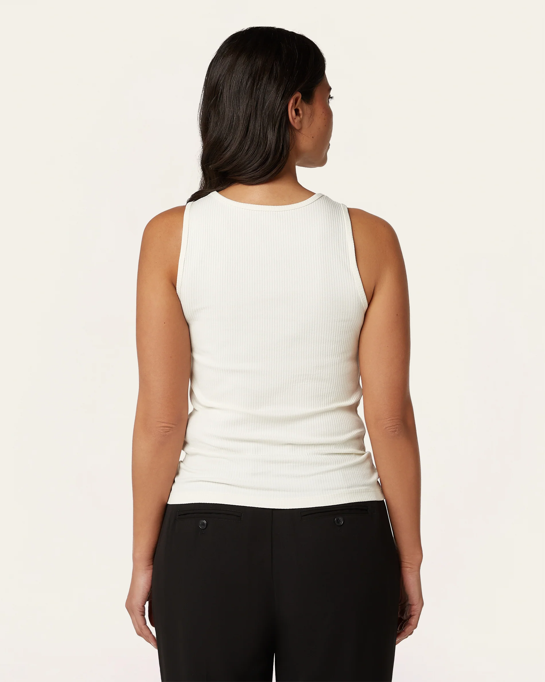 Reversible Tank top - Off White - Image 5