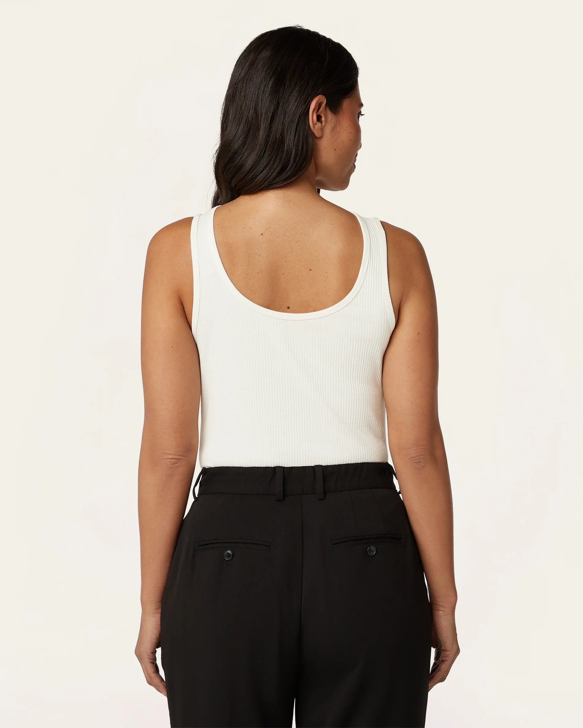 Reversible Tank top - Off White - Image 6